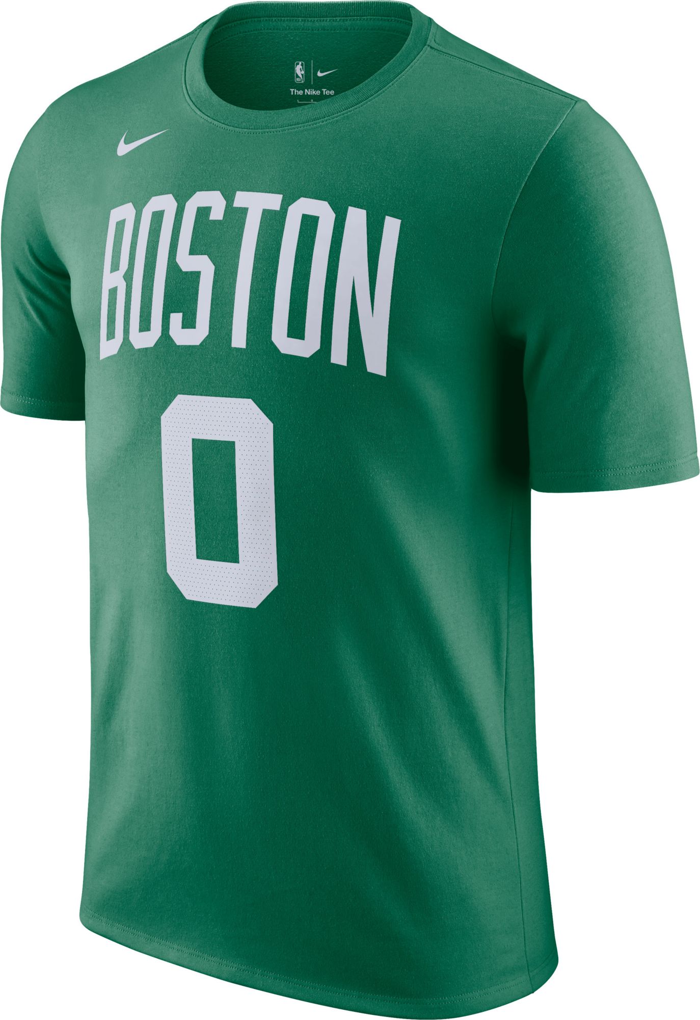 Nike Men's Boston Celtics Jayson Tatum #0 Green T-Shirt