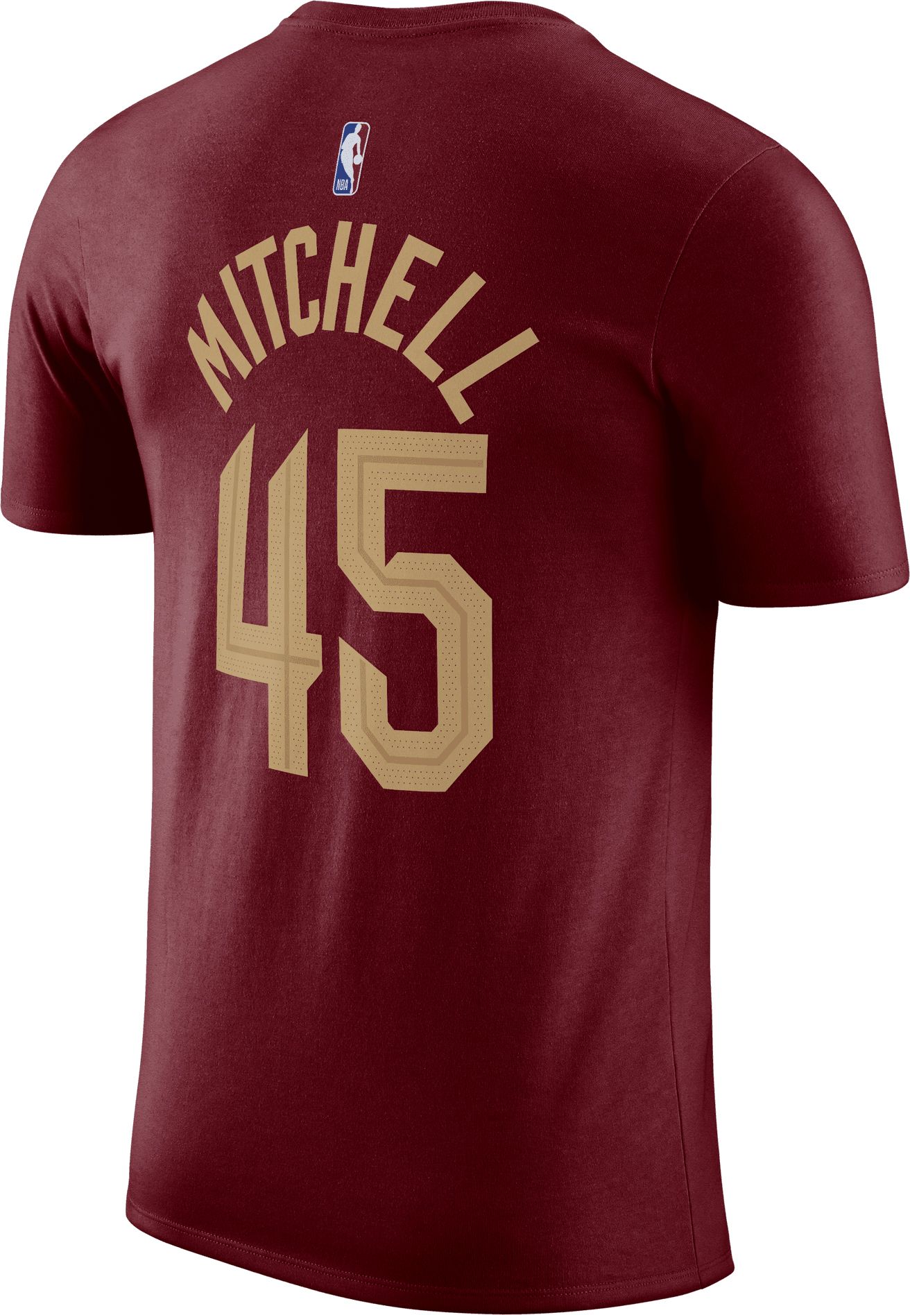Nike Men's Cleveland Cavaliers Donovan Mitchell #45 Red T-Shirt product image