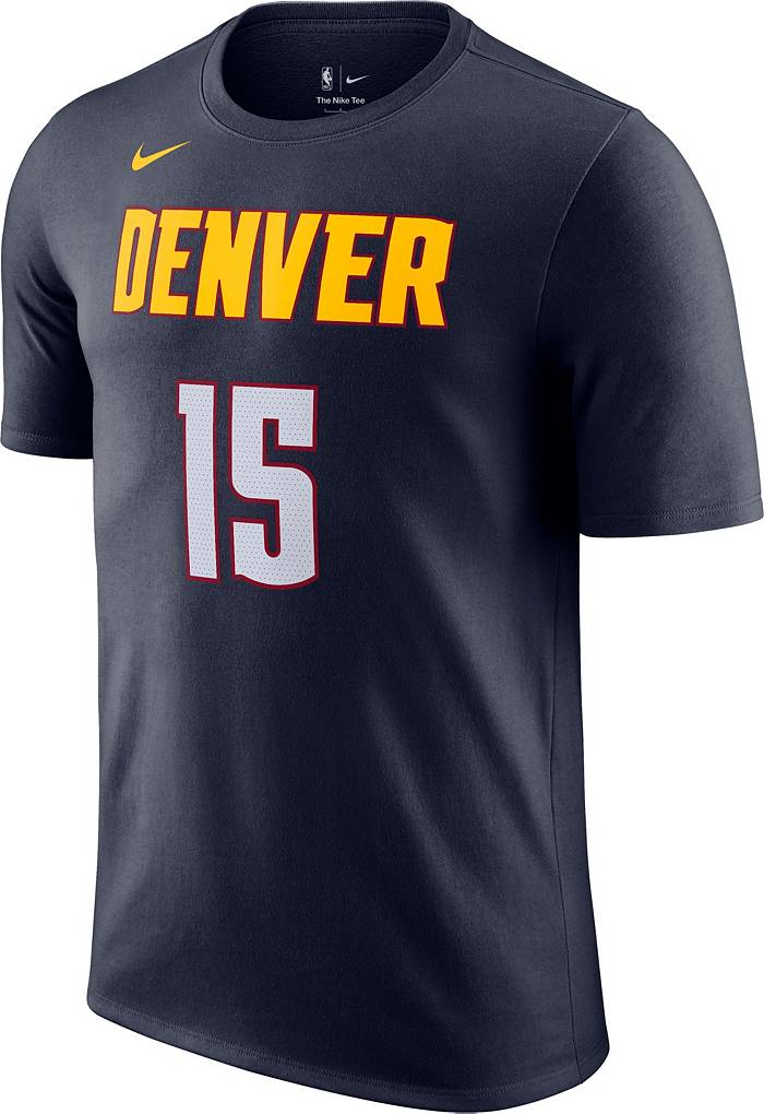 Nike Men's Denver Nuggets Nikola Jokic #15 Navy T-Shirt | Dick's