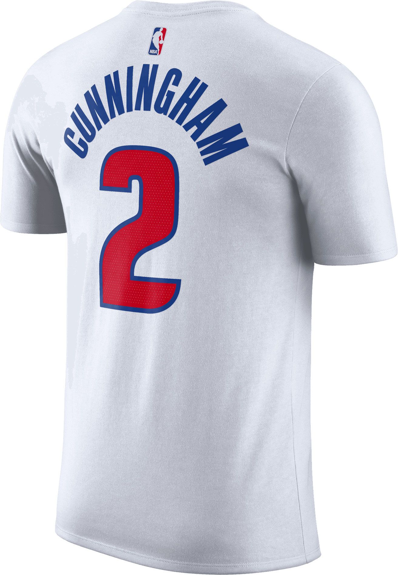 Nike Men's Detroit Pistons Cade Cunningham #2 White T-Shirt product image
