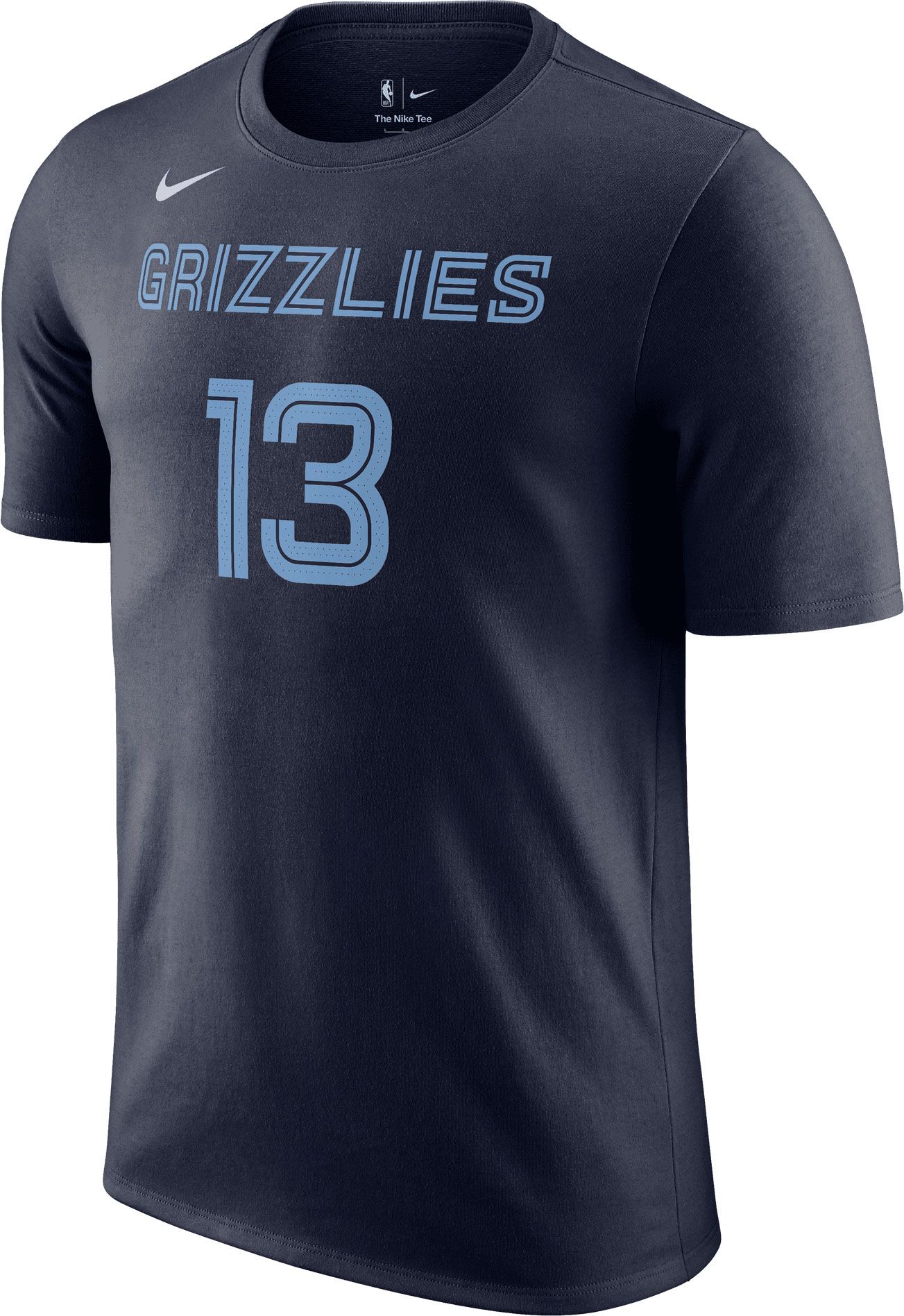 Nike Men's Memphis Grizzlies Jaren Jackson Jr. #13 Navy T-Shirt