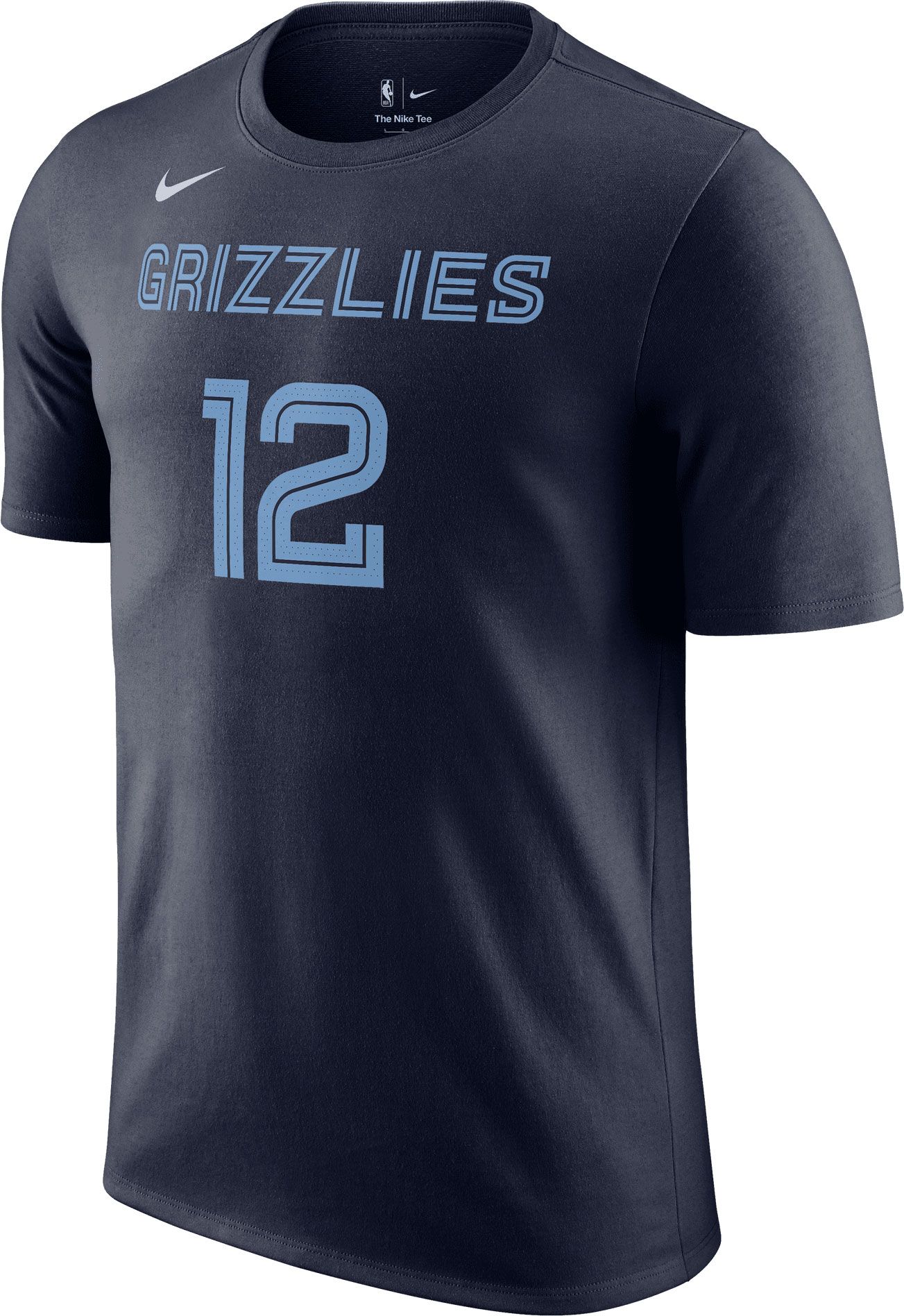 Nike Men's Memphis Grizzlies Ja Morant #12 Navy T-Shirt