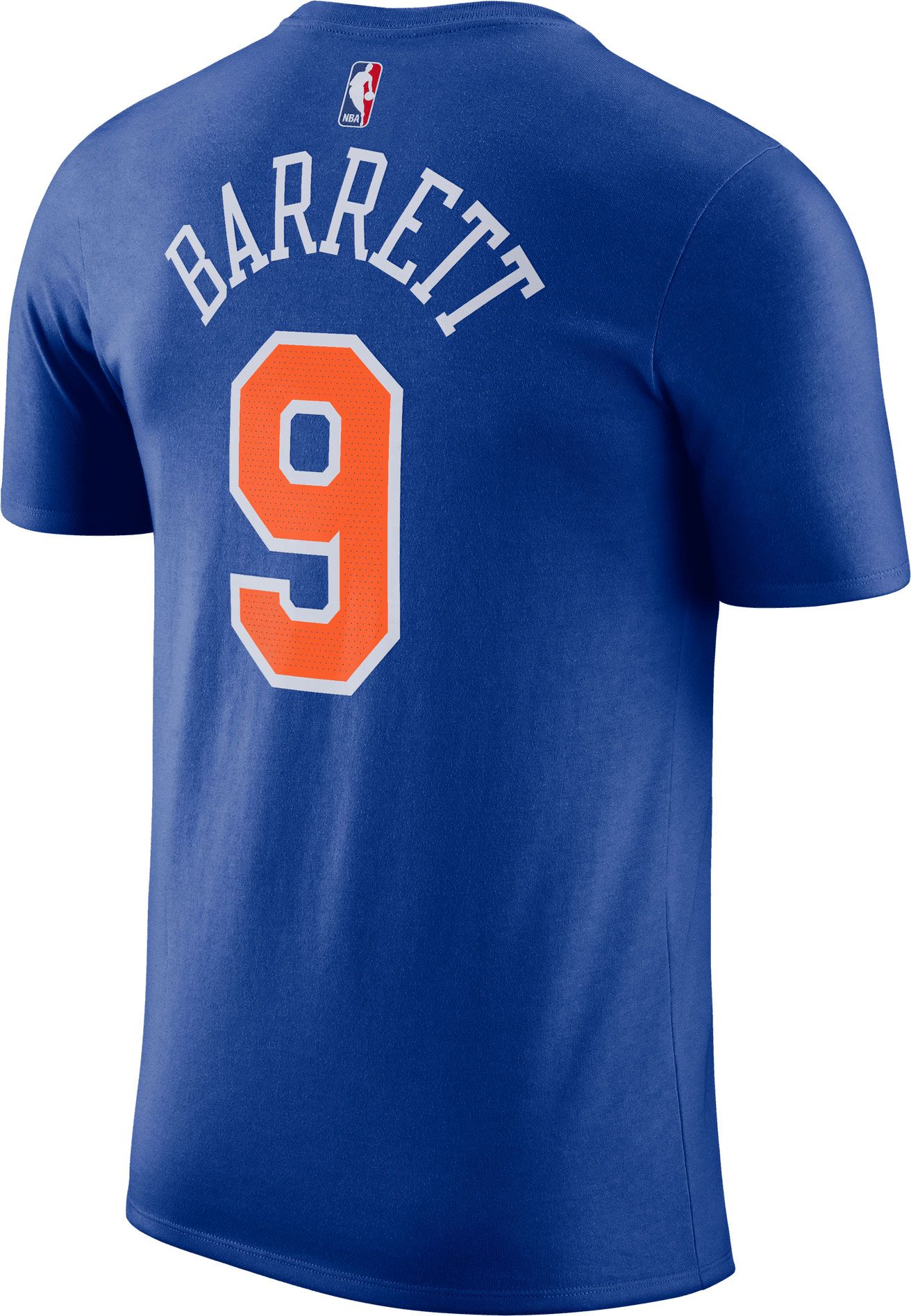 Dick's Sporting Goods Nike Men's New York Knicks RJ Barrett #9 Blue T-Shirt