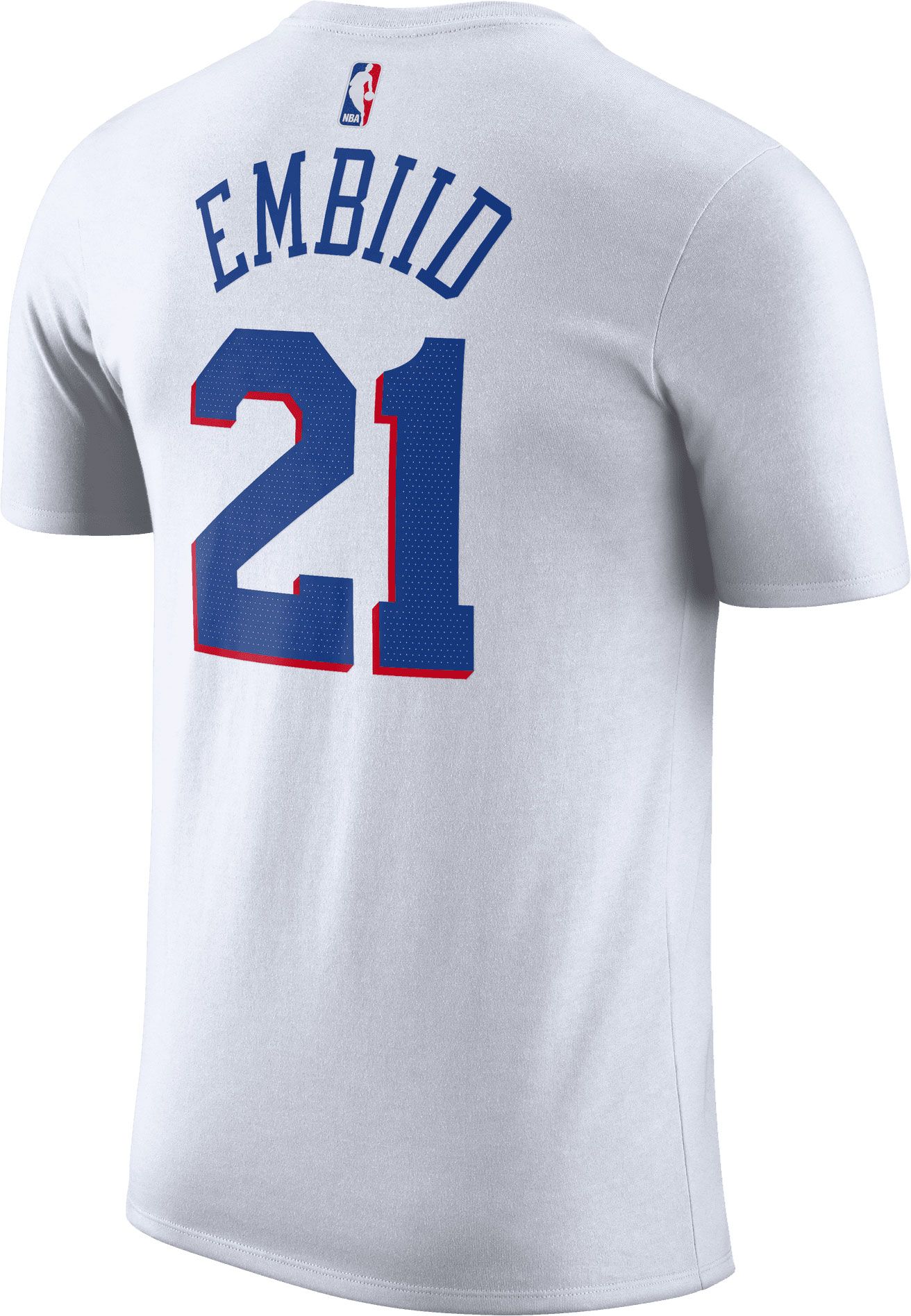 Nike Men's Philadelphia 76ers Joel Embiid #21 T-Shirt