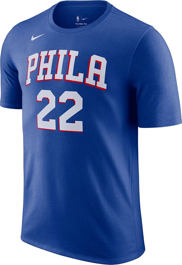 Nike Men's Philadelphia 76ers Matisse Thybulle #22 Blue T-Shirt