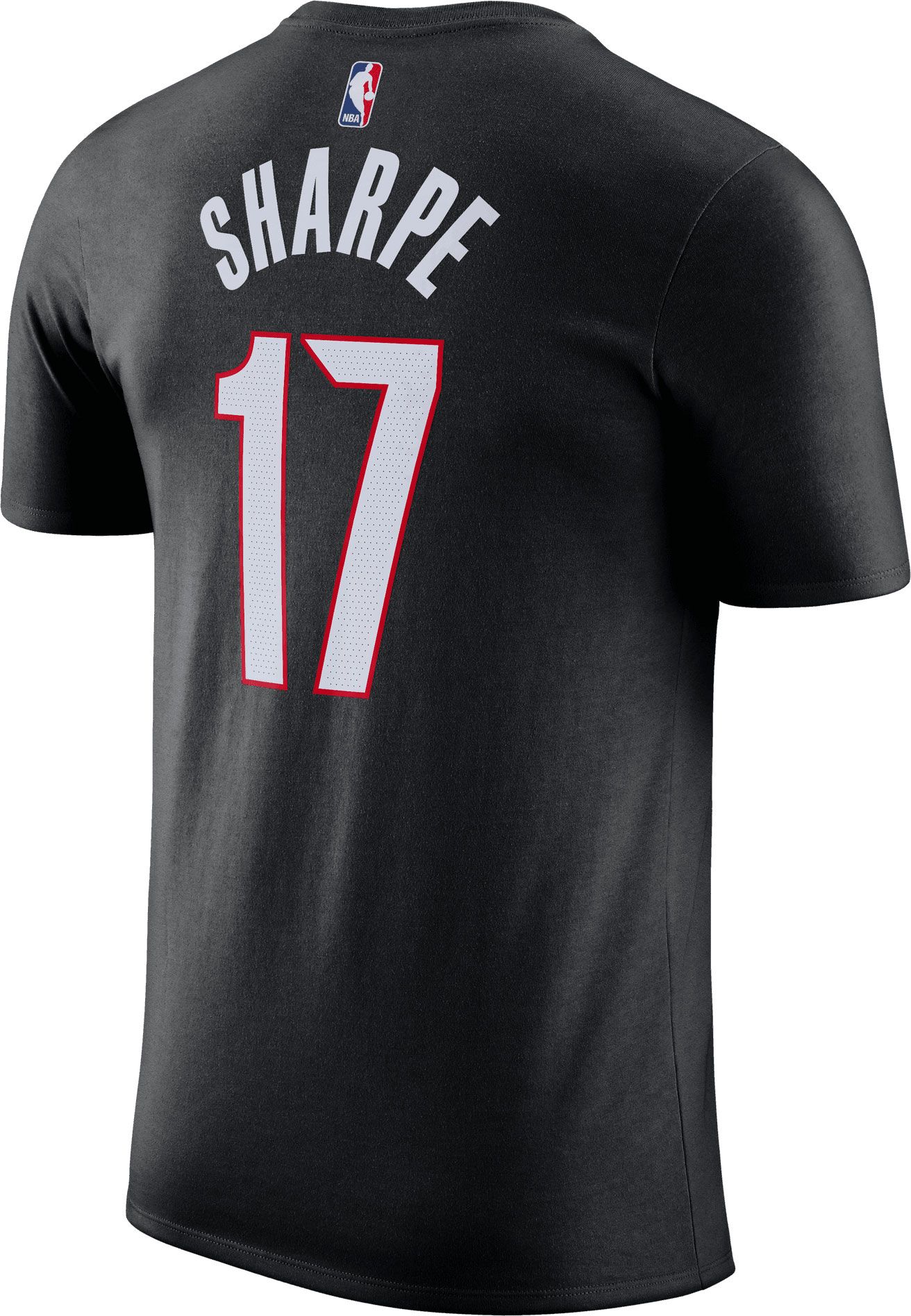 Nike Men's Portland Trail Blazers Shaedon Sharpe #17 Black T-Shirt product image