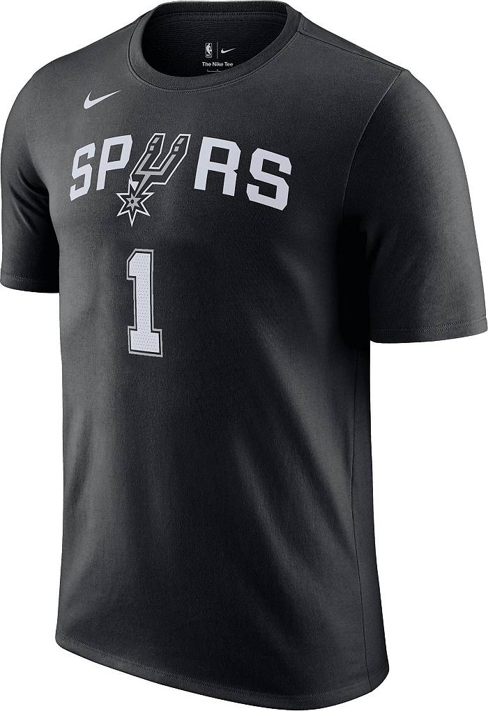 Men's Fanatics Branded Victor Wembanyama Black San Antonio Spurs Playmaker Name & Number T-Shirt