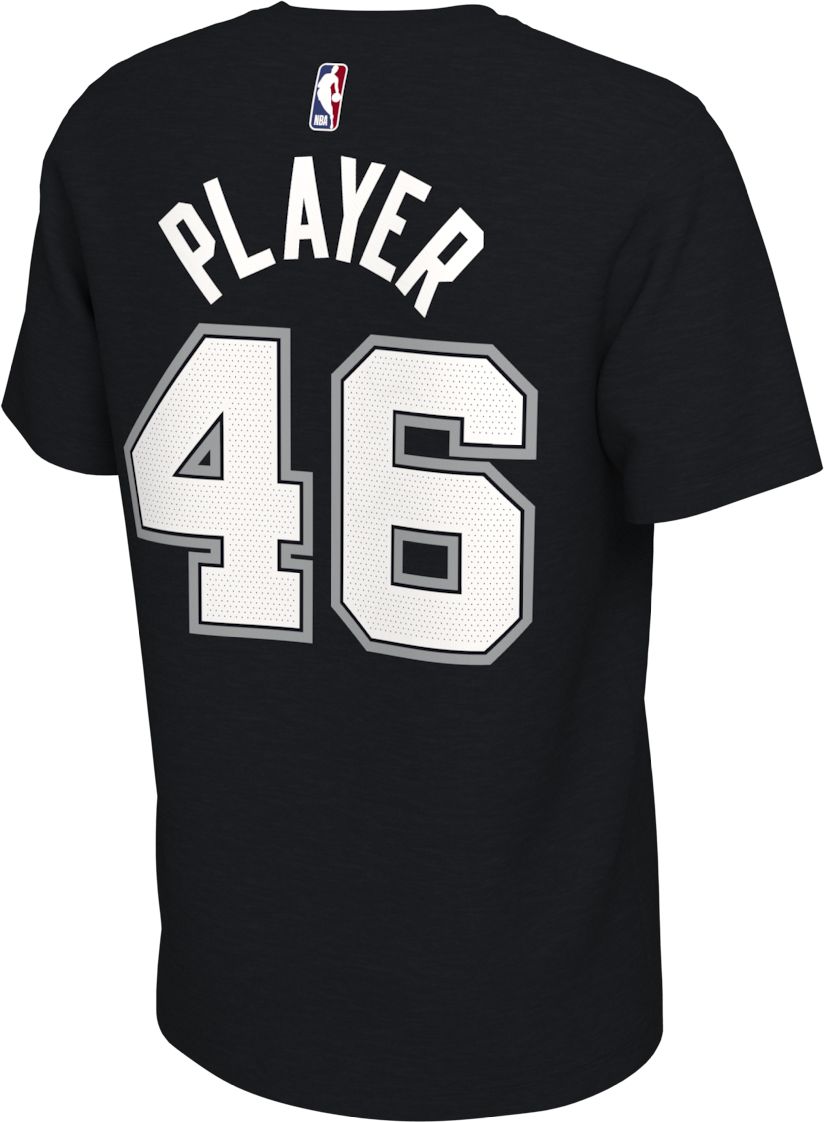 Nike Men's San Antonio Spurs Stephon Castle #5 Black Icon T-Shirt product image