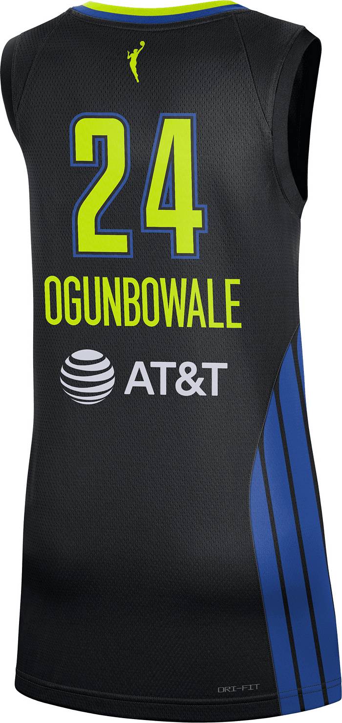 Nike Adult Dallas Wings Arike Ogunbowale #24 Black Jersey, Men's, XL