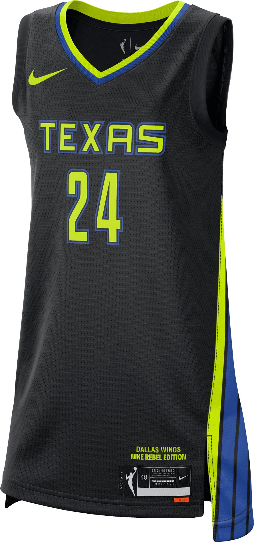 Nike Adult Dallas Wings Arike Ogunbowale #24 Black Jersey