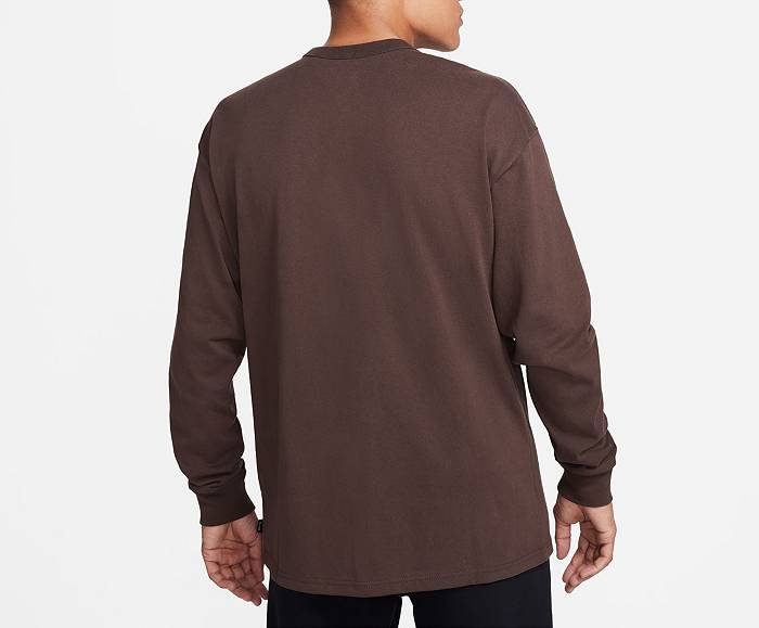 Nike Premium Essential Cotton T-Shirt in Night Maroon