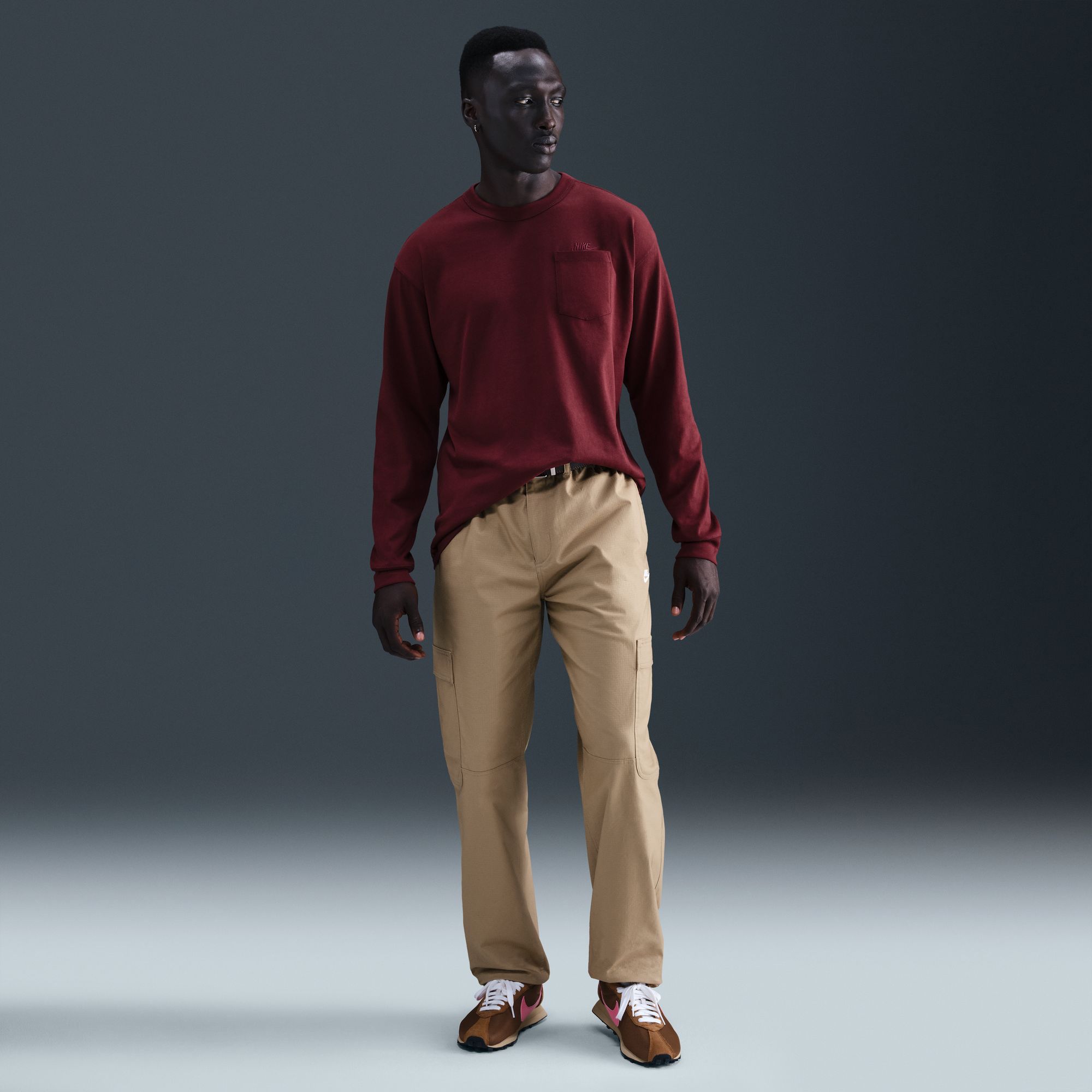 Nike Sportswear Premium Essentials Men's Long-Sleeve Pocket T-Shirt product image