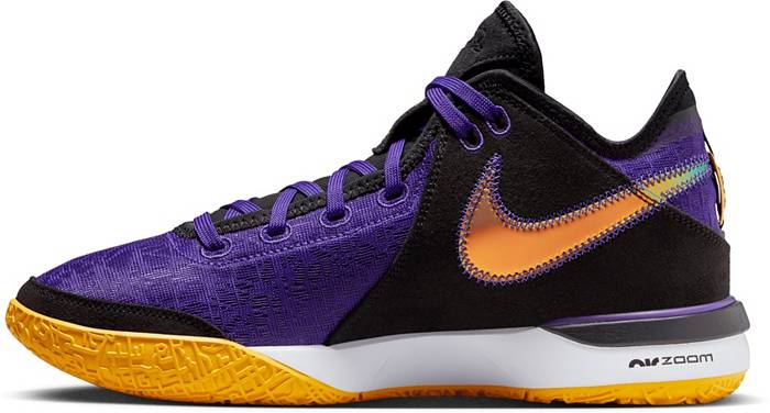 Nike LeBron NXXT Gen Lakers Men's Basketball Shoes, Purple/Gold, Size: 10.5