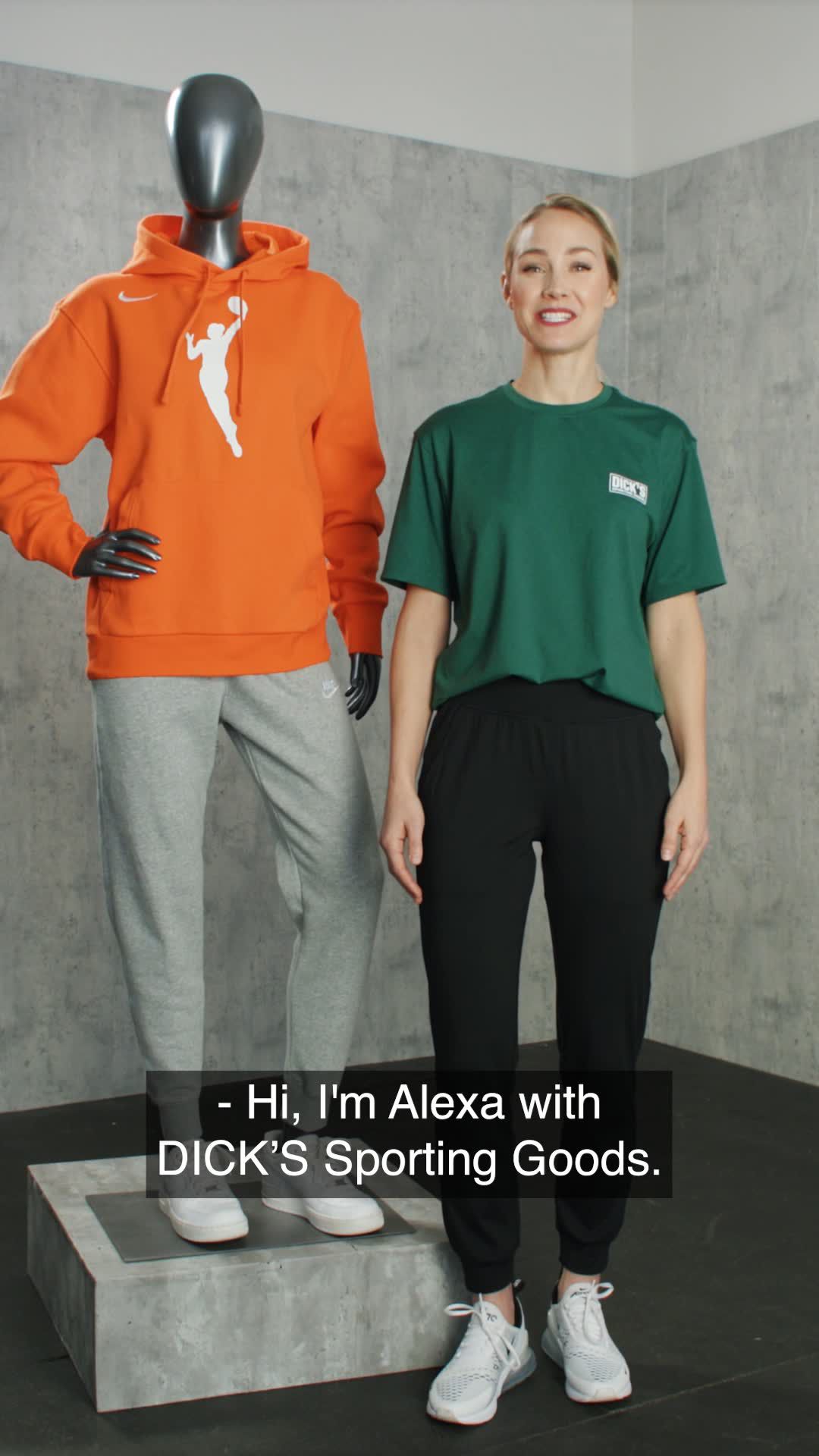 Nike Adult WNBA Orange Essential Pullover Fleece Hoodie product