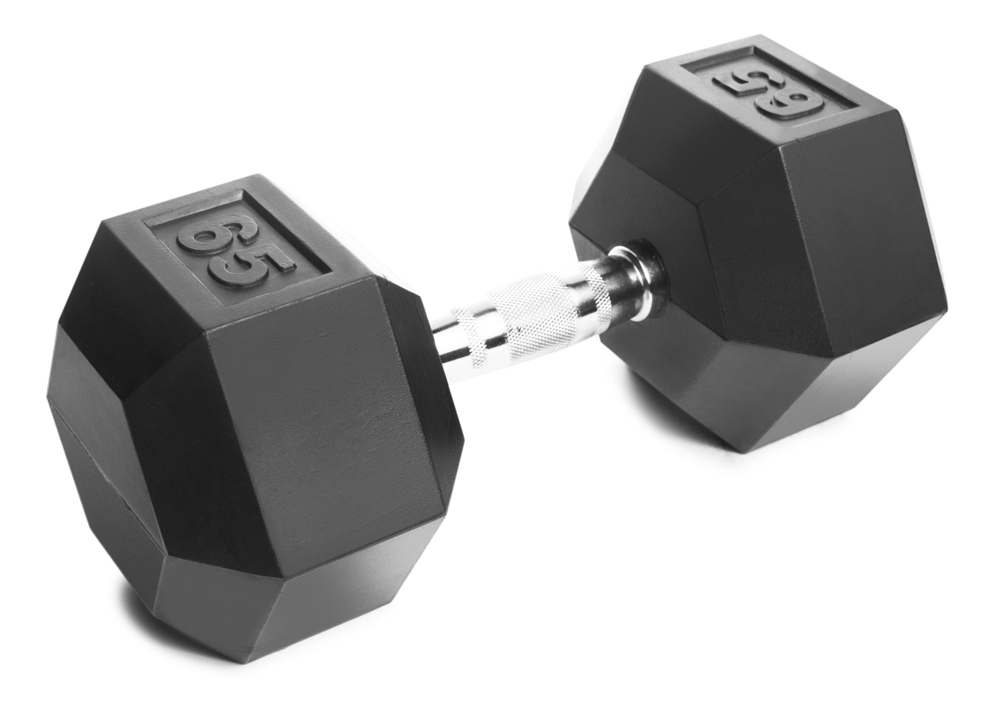 Weider Rubber Hex Dumbbell – Single