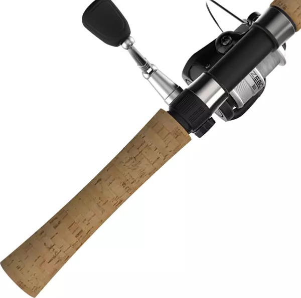 Zebco 33 Cork Spincast Reel and Fishing Rod Combo, 6-Foot 6-Inch 2-Piece  Graphite Rod with Cork Handle, Quickset Anti-Reverse Fishing Reel with Bite  Alert, Silver : : Sports, Fitness & Outdoors