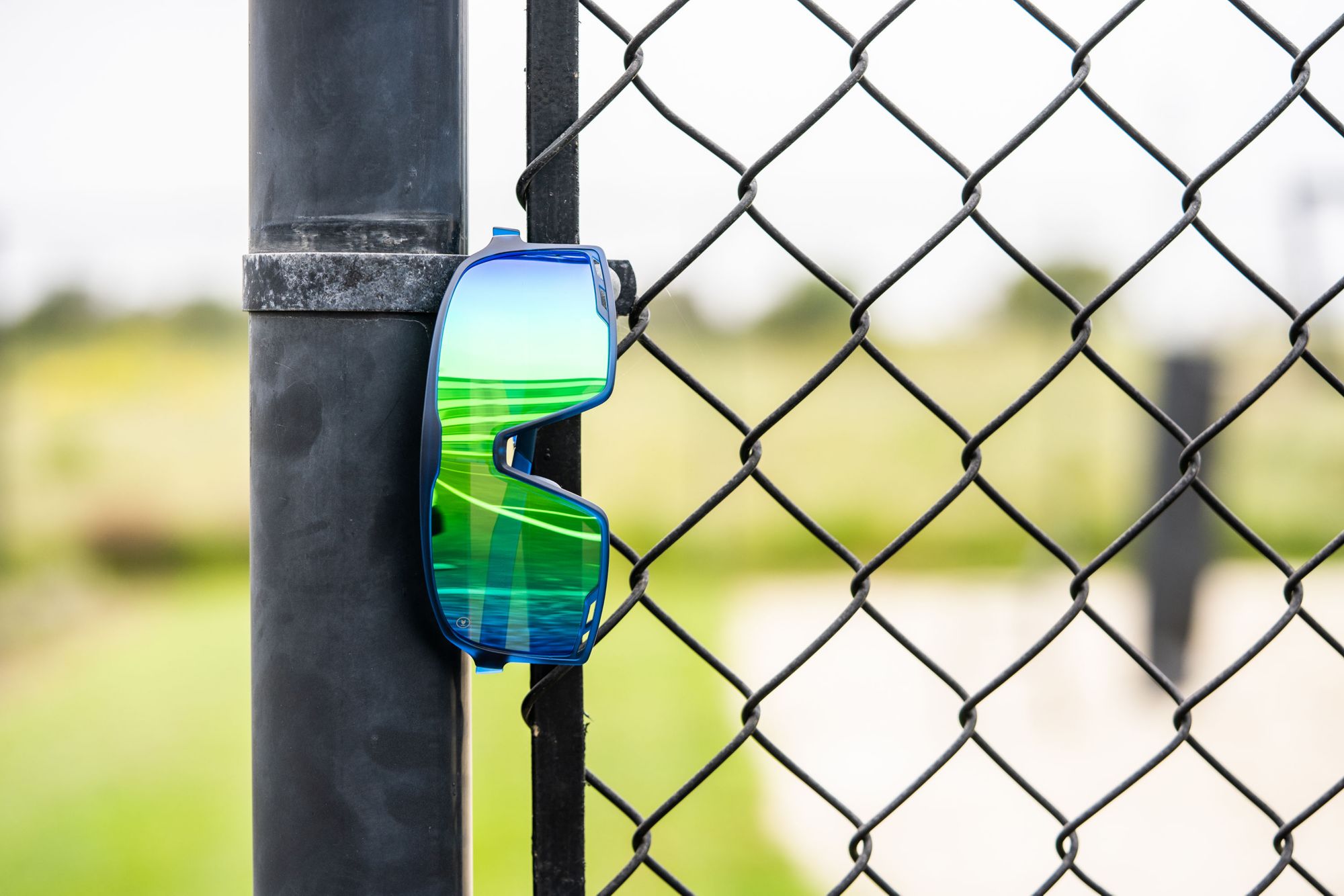 Knockaround Adult Campeones Wraparound Rubberized Navy / Mint Sunglasses product image