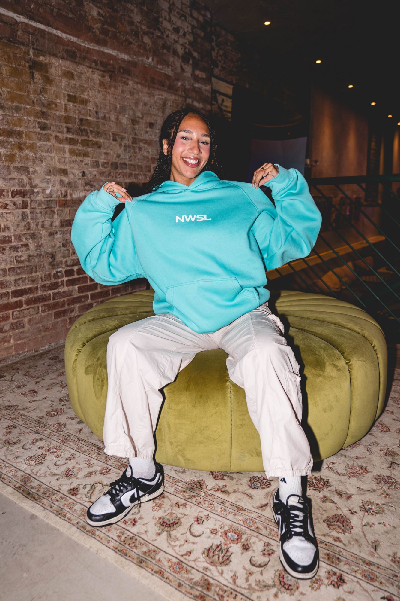 Sport Design Sweden Adult Kansas City Current 2024 NWSL League Teal Pullover Hoodie product image