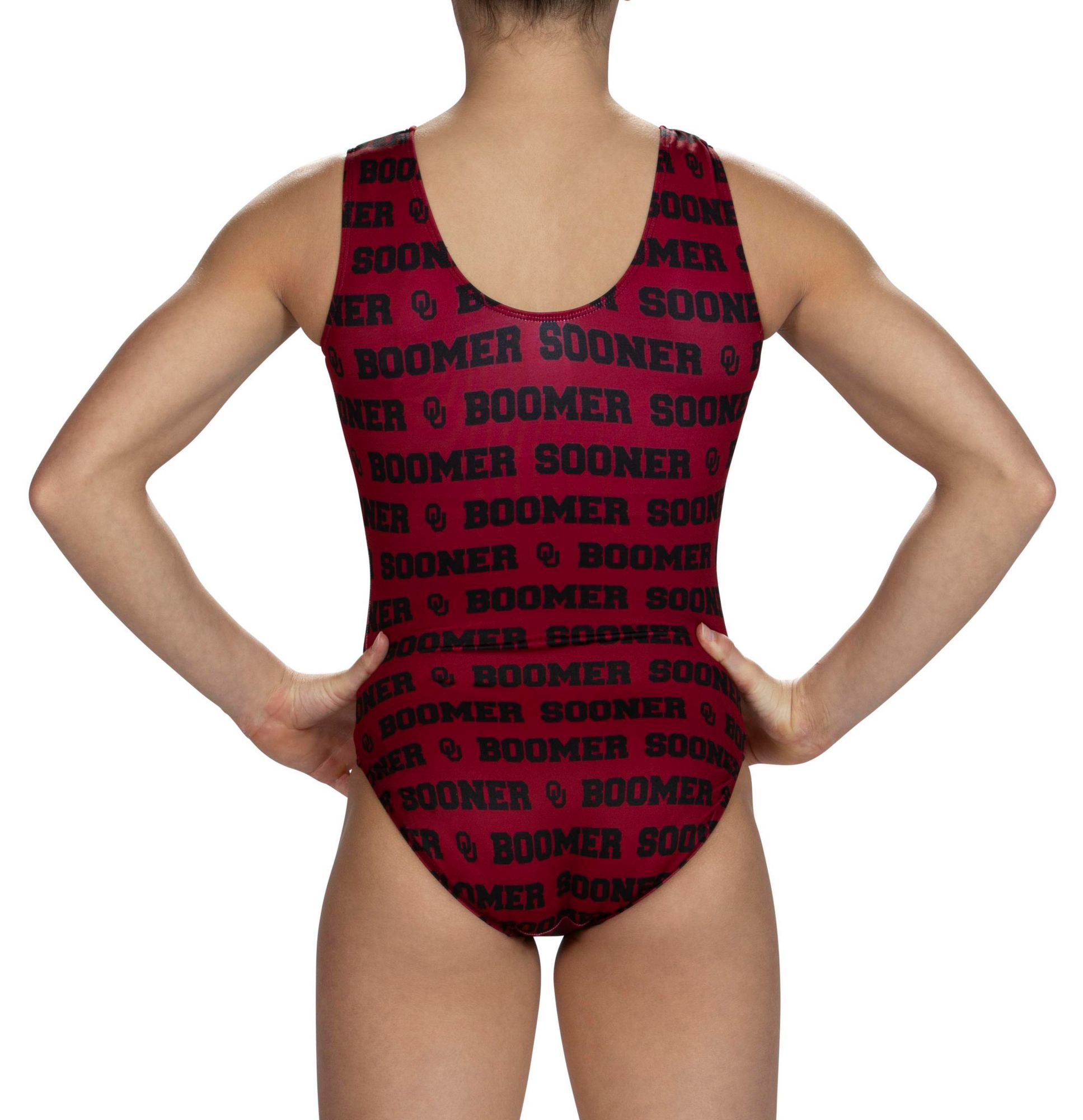 GK Elite Women's Oklahoma Sooners Red Tank Leotard product image