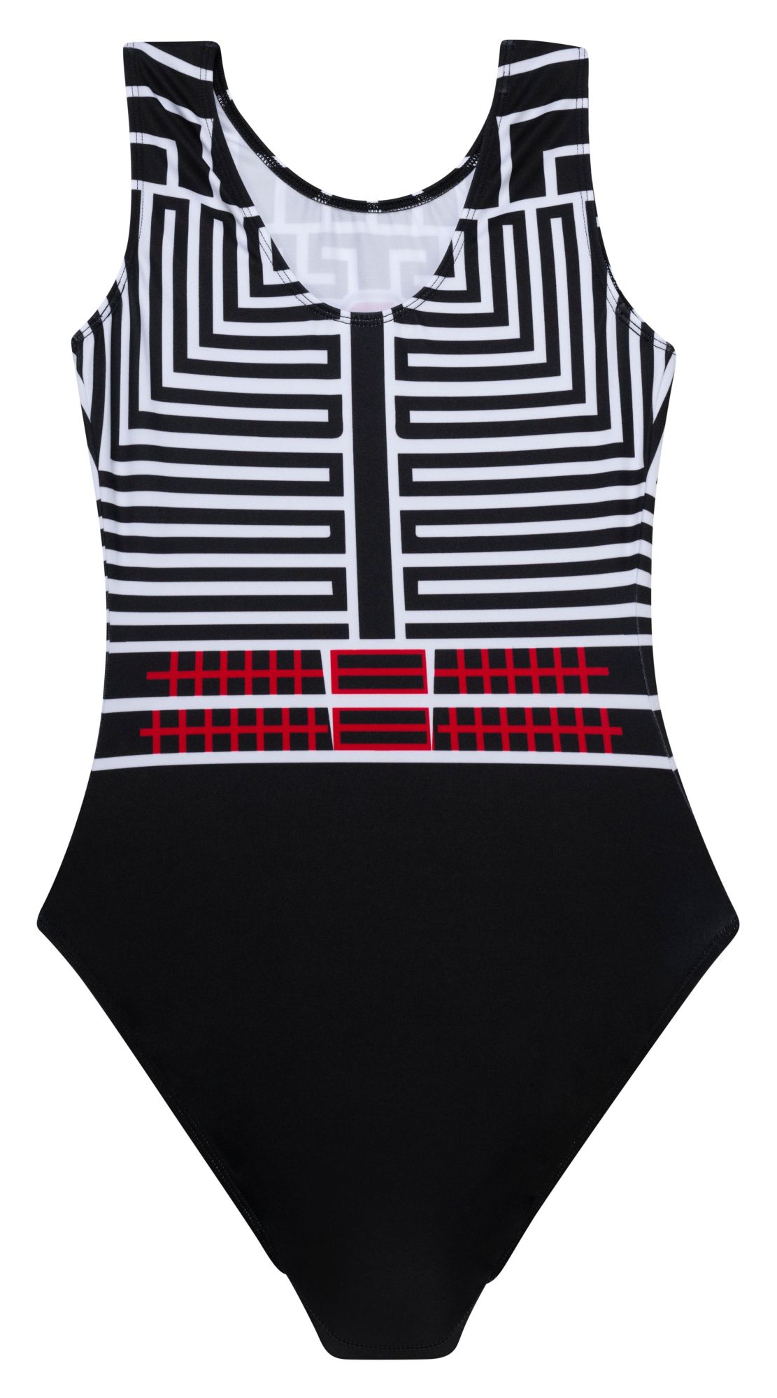 GK Elite Women's Ohio State Buckeyes Black Tank Leotard product image