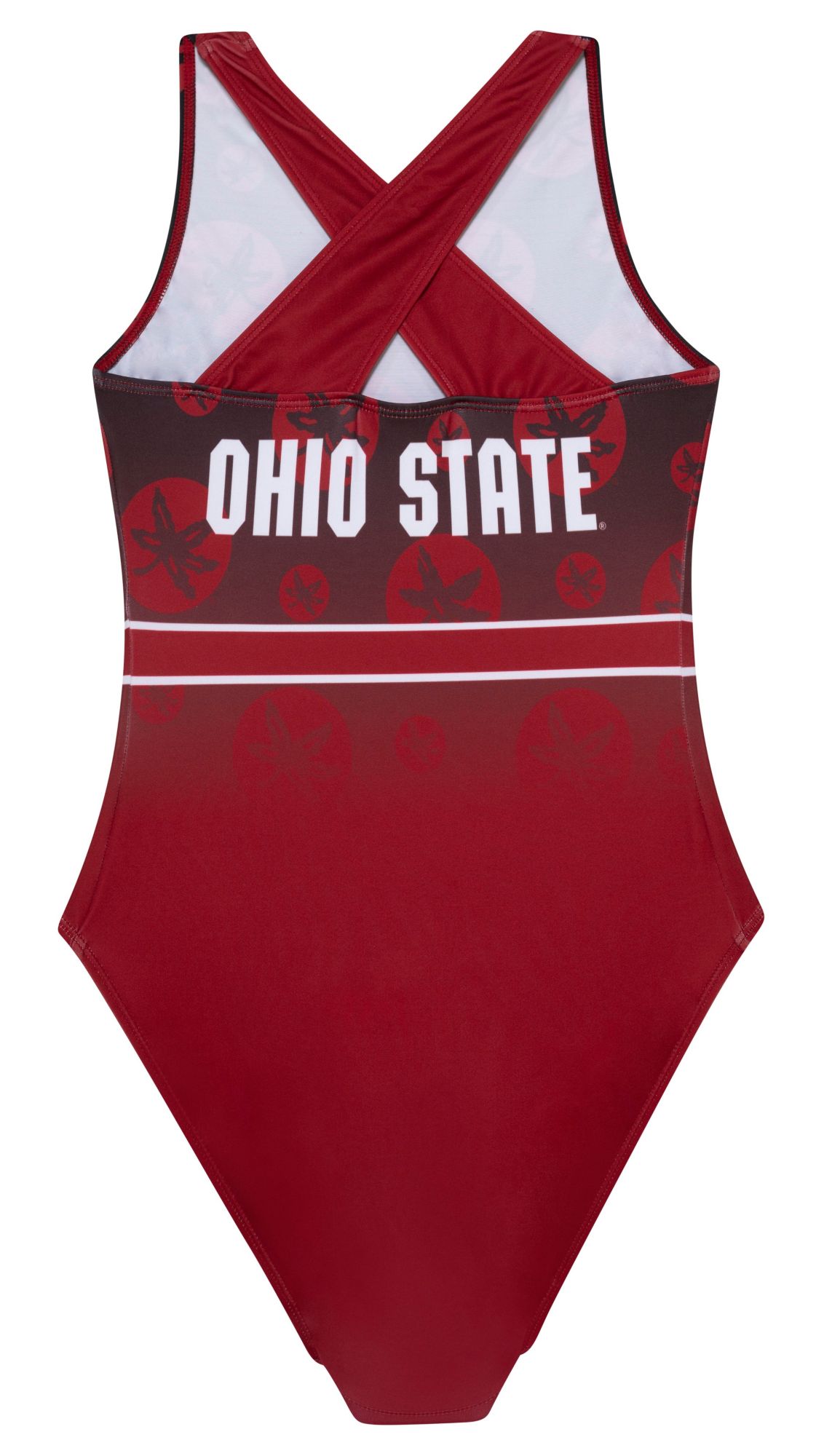 GK Elite Women's Ohio State Buckeyes Red Tank Leotard product image