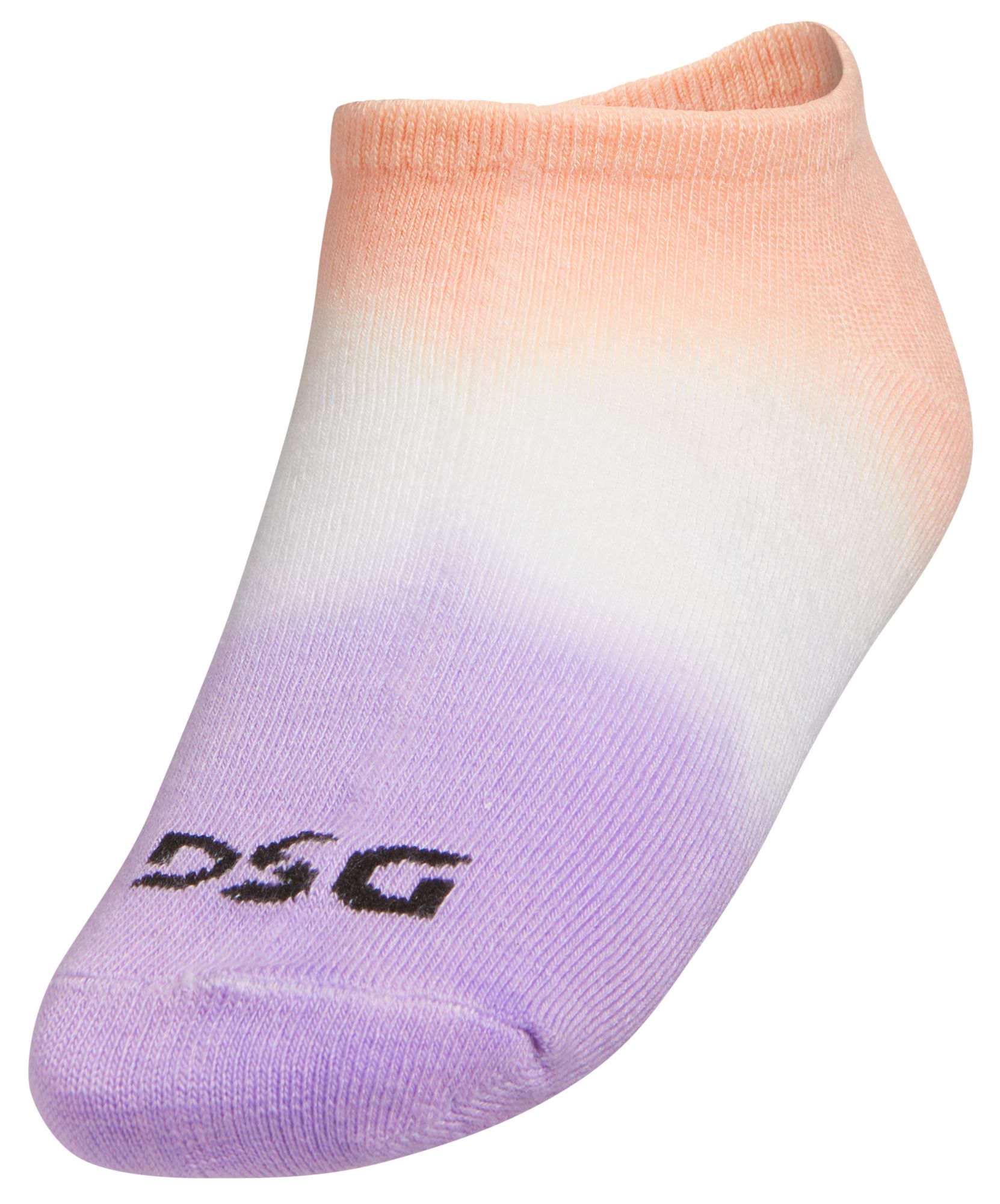 DSG Girls' Fashion Low-Cut Socks Multicolor 6-Pack product image