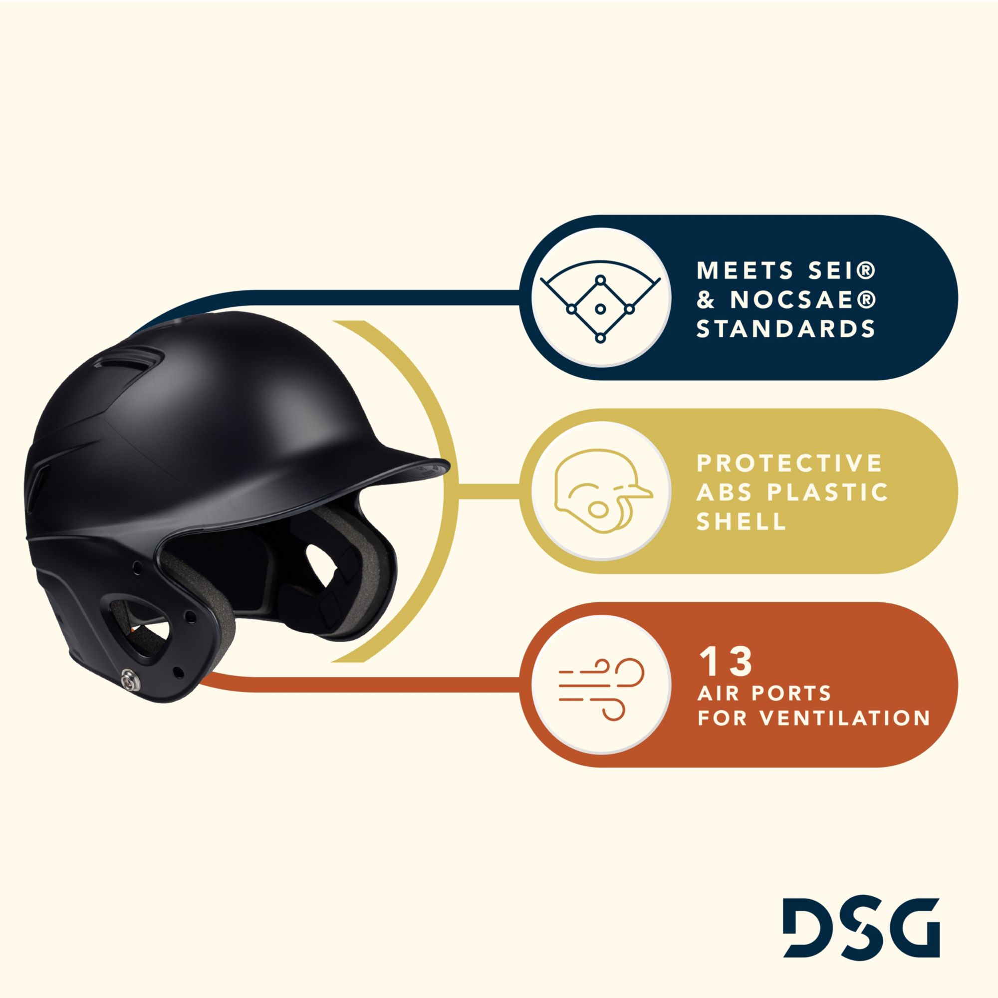 DSG Tee Ball Batting Helmet product image