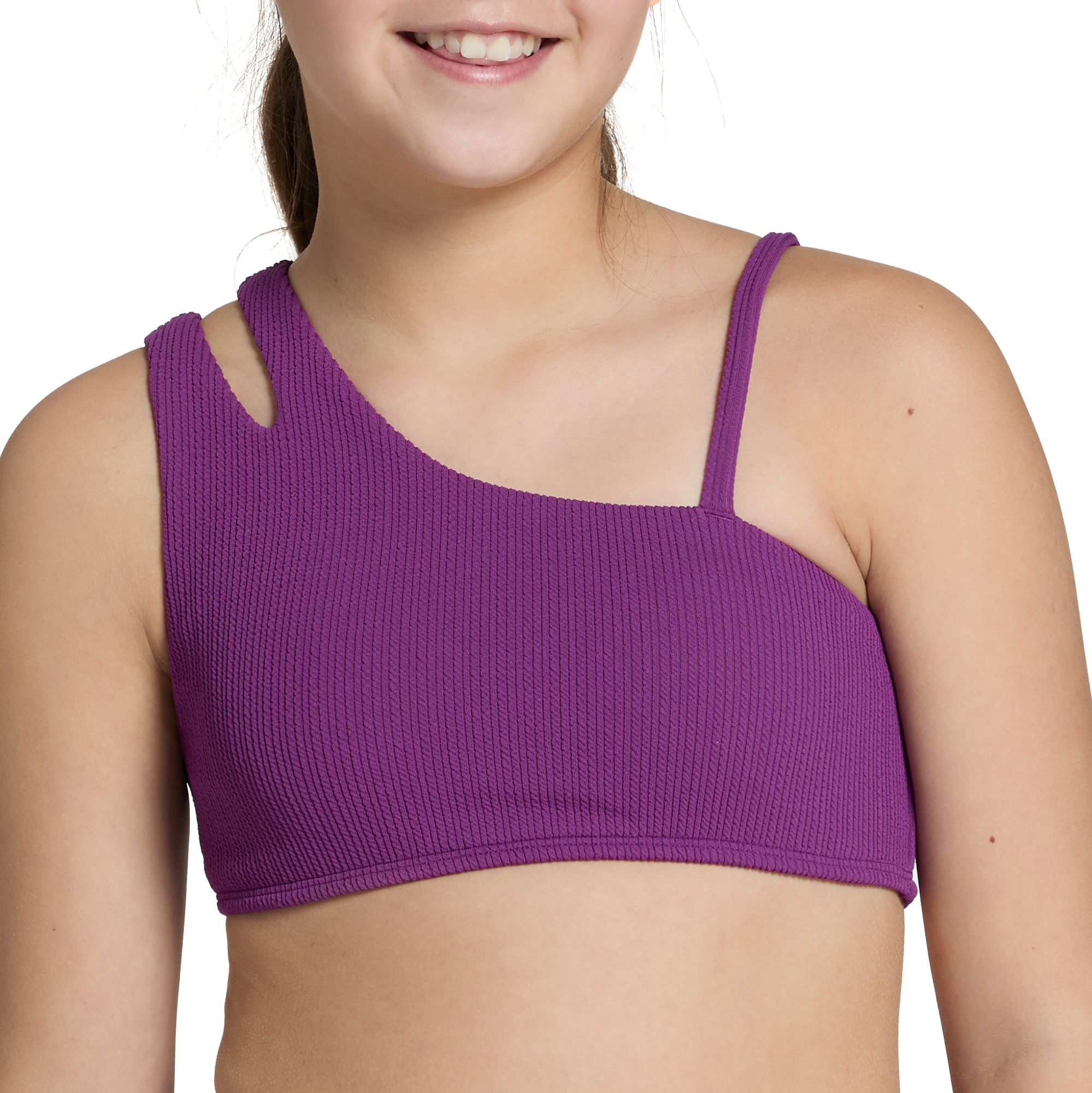 DSG Girls' Asymmetric Swim Top product image
