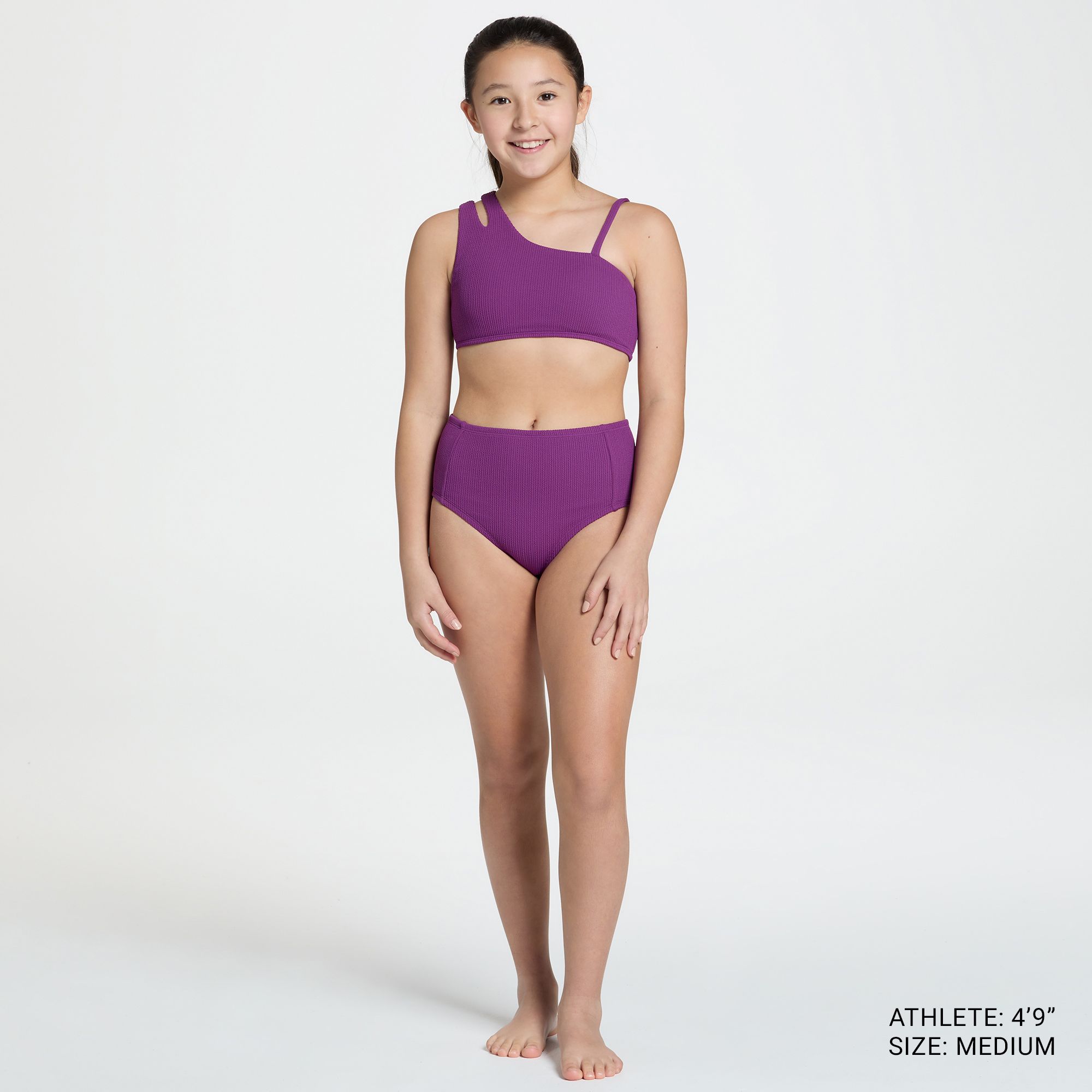 DSG Girls' High Waisted Bikini Swim Bottoms product image
