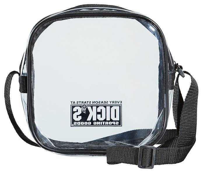 Take Me Out to the Ball Game - Black / Clear Crossbody Stadium Bag