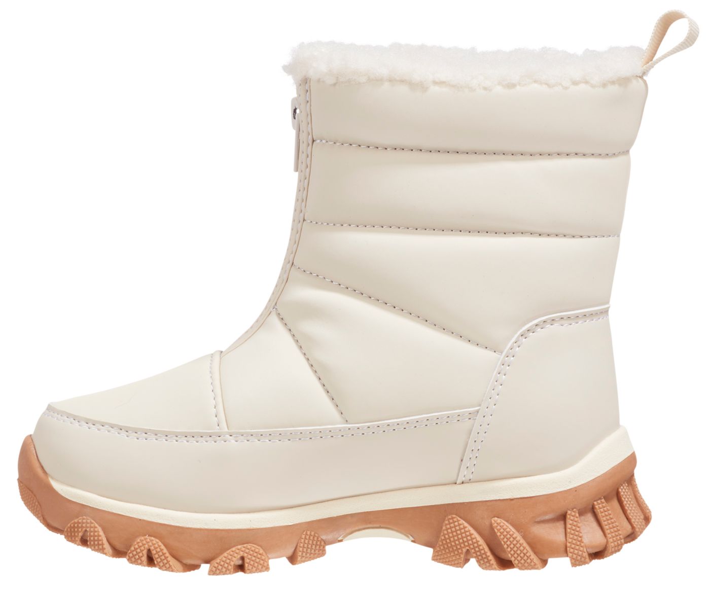 DSG Kids Quilted Menace 100g Waterproof Winter Boots 13.0K Ivory