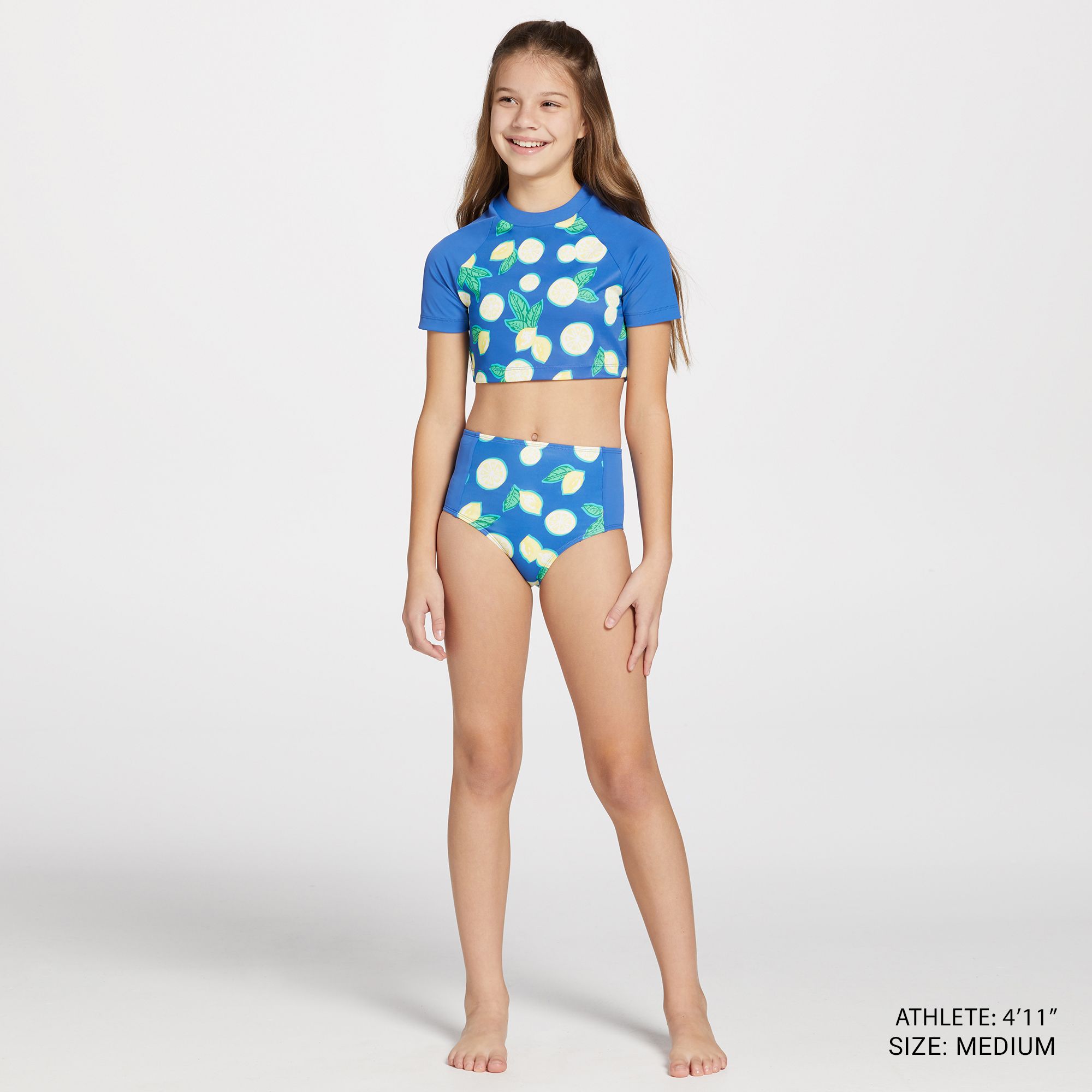 DSG Girls' Cropped Rash Guard