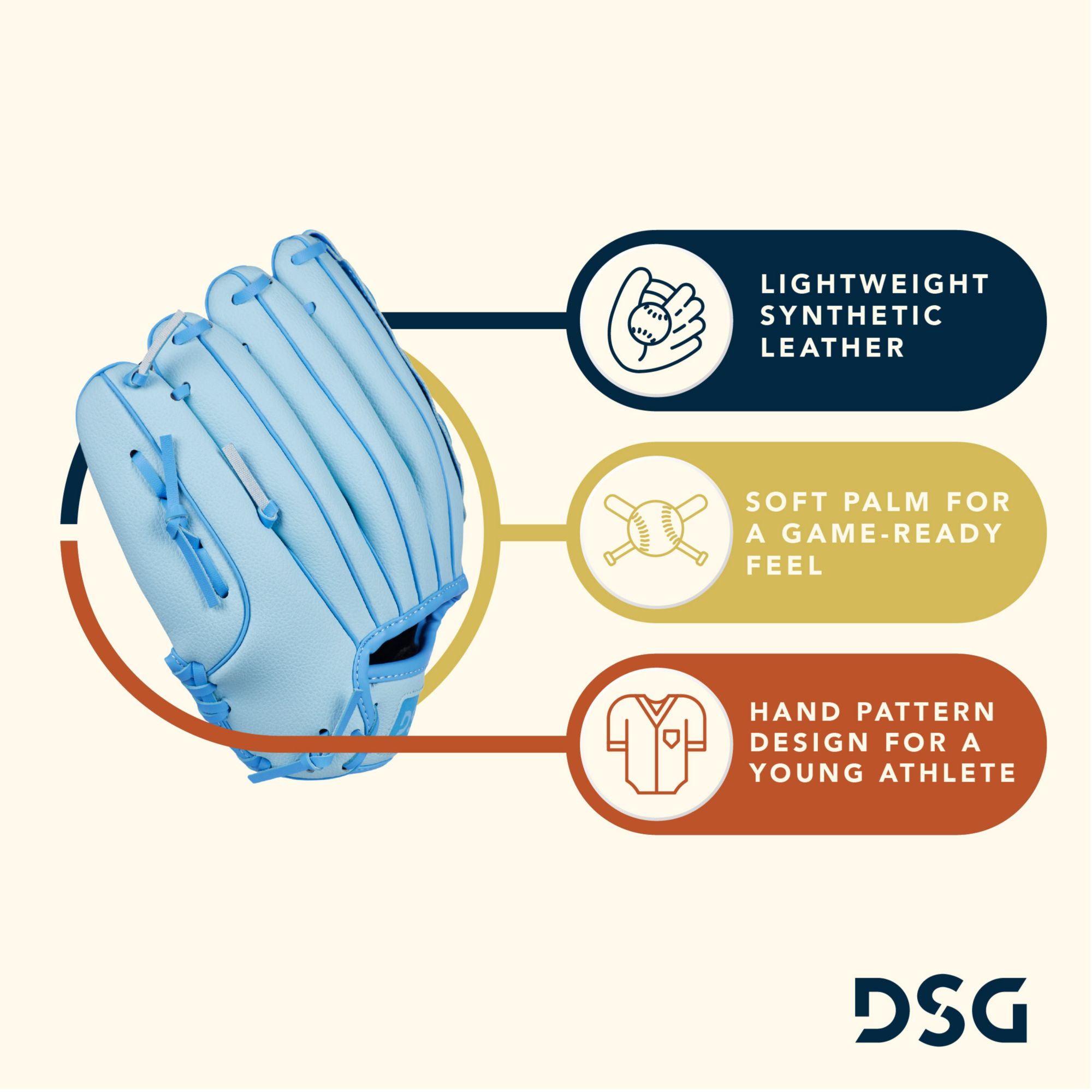 DSG 8.5" Youth Tee Ball Glove product image