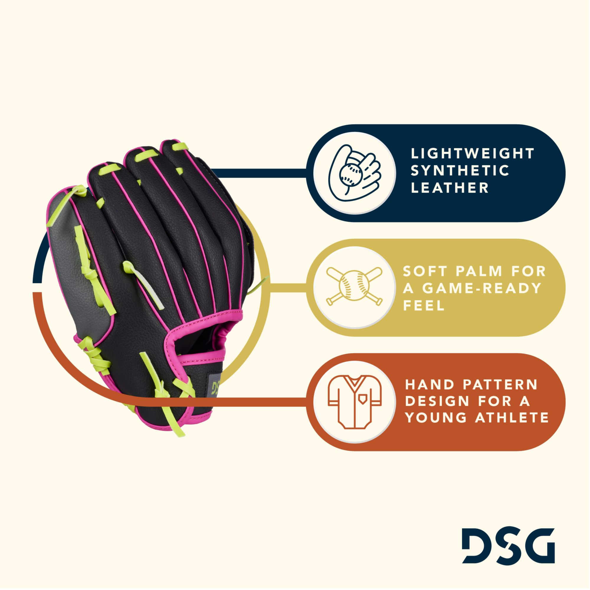 DSG 8.5" Youth Softball Glove product image