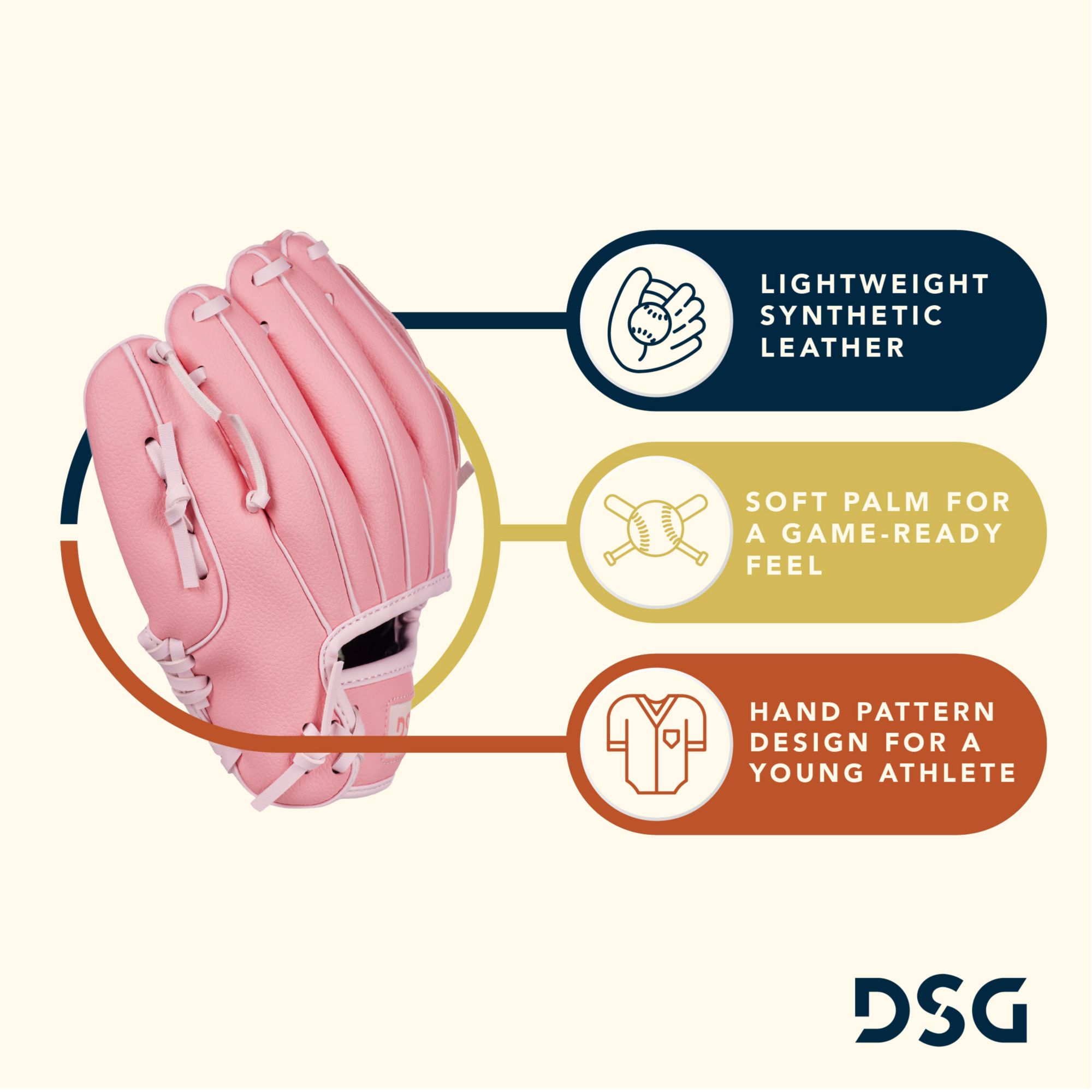 DSG 8.5" Youth Softball Glove product image