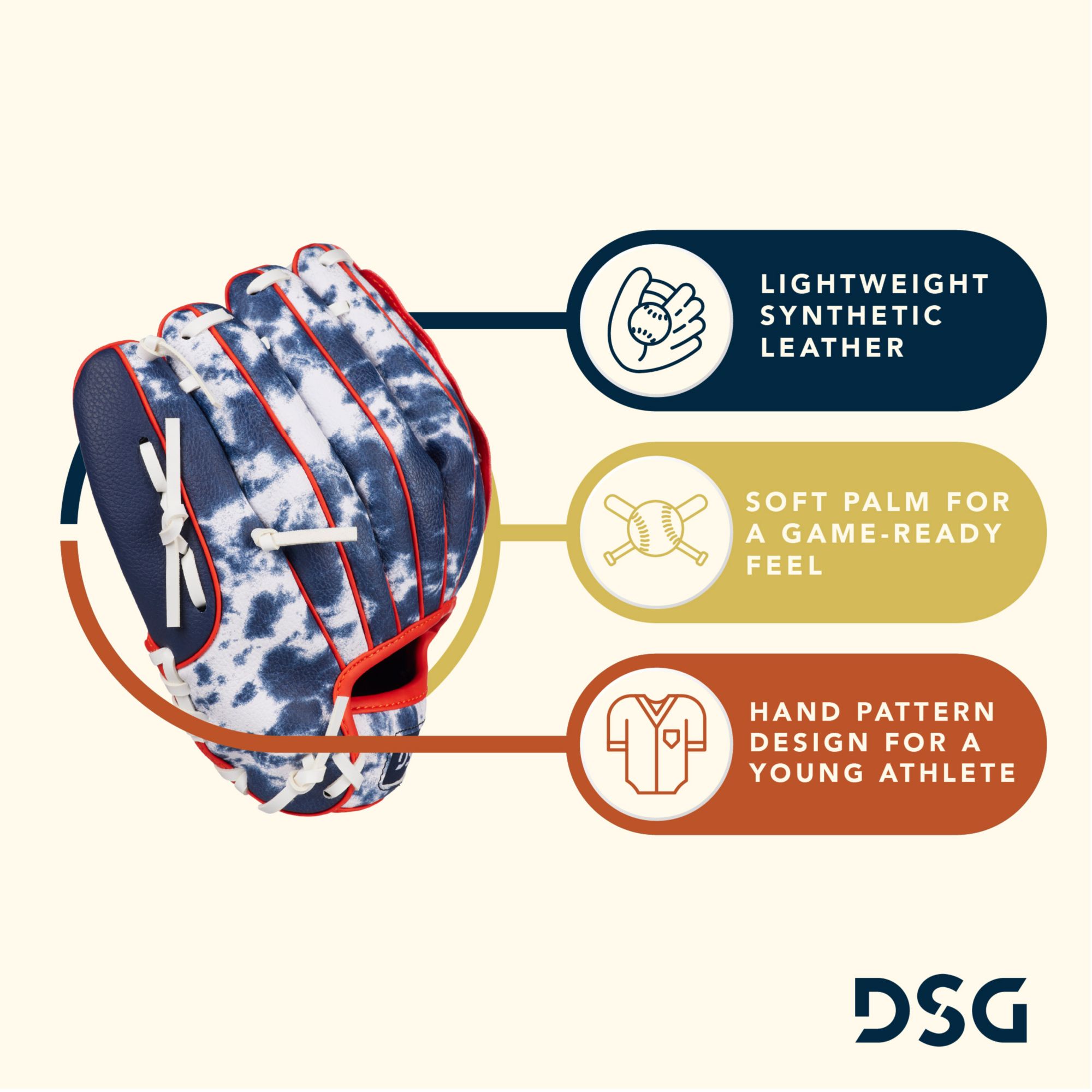 DSG 9.5" Youth Tee Ball Glove product image