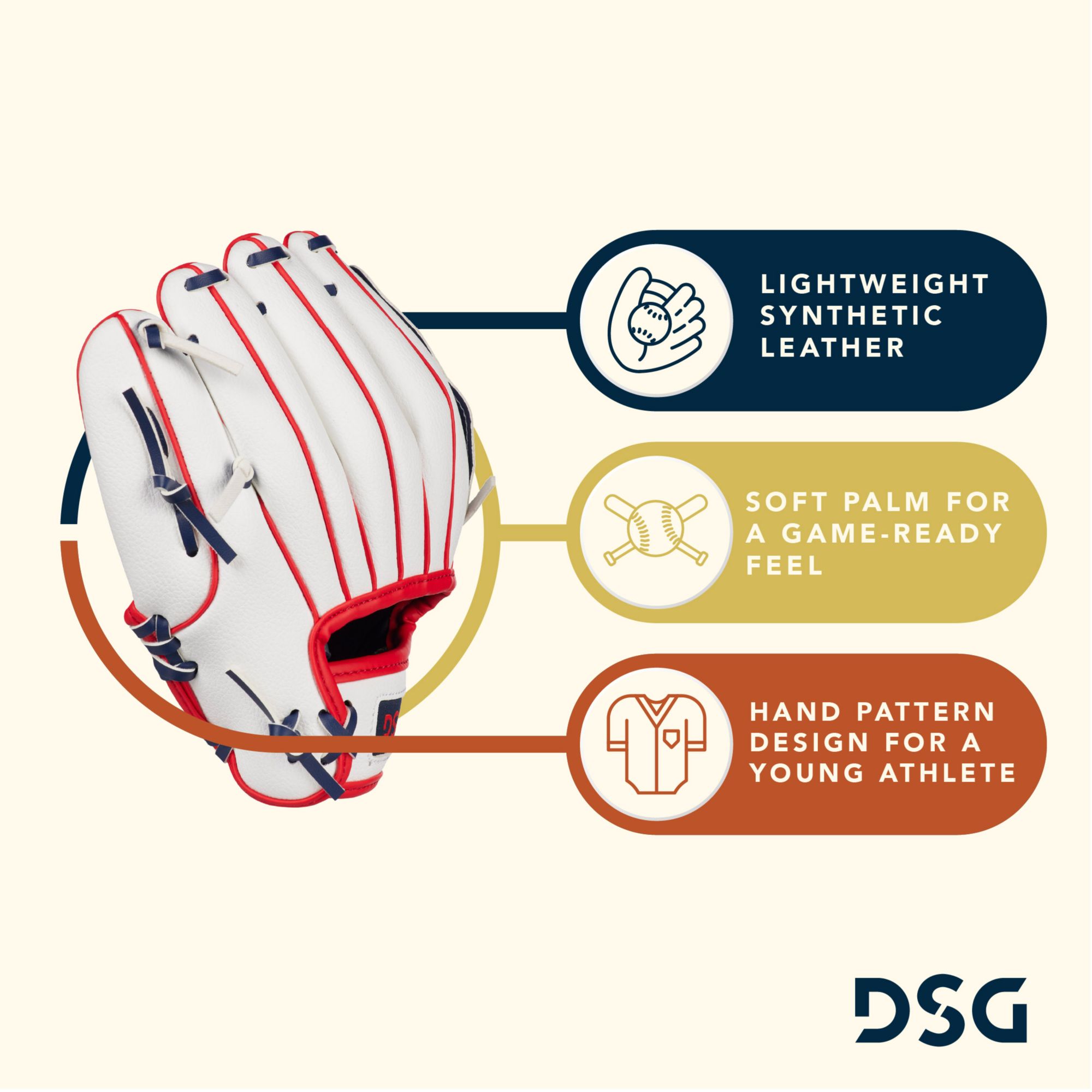 DSG 8.5" Youth Tee Ball Glove product image