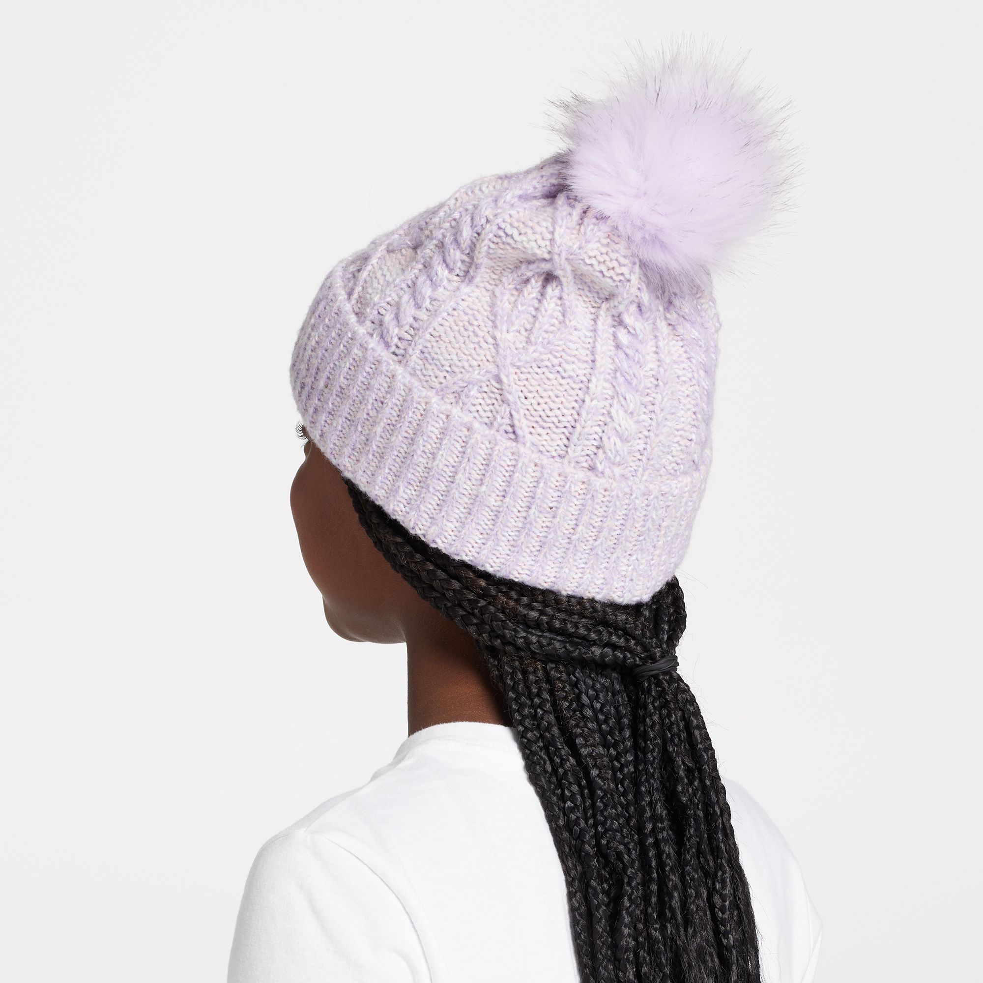 DSG Girls' Cable Knit Pom Beanie product image