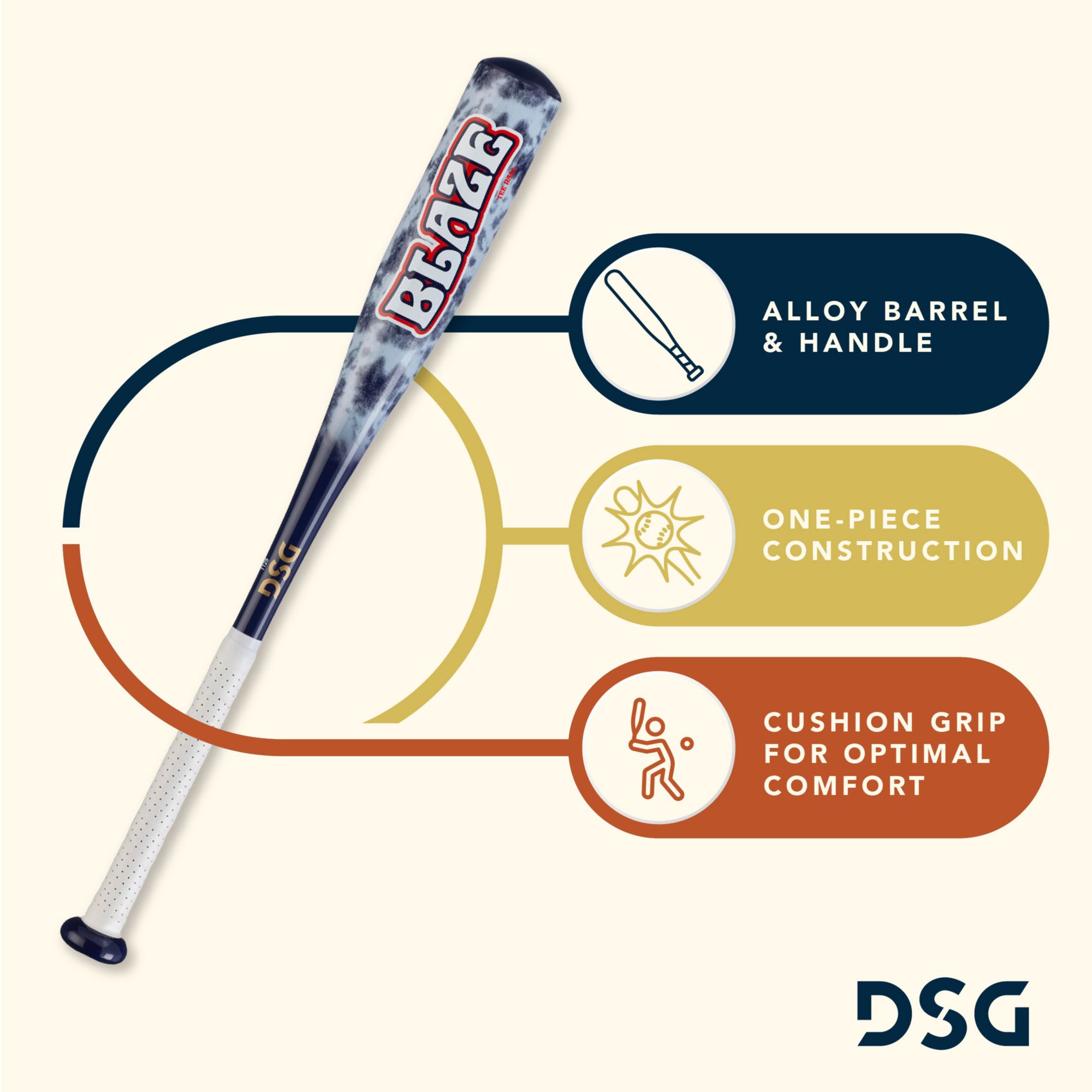 DSG Blaze Tee Ball Bat (-12) product image