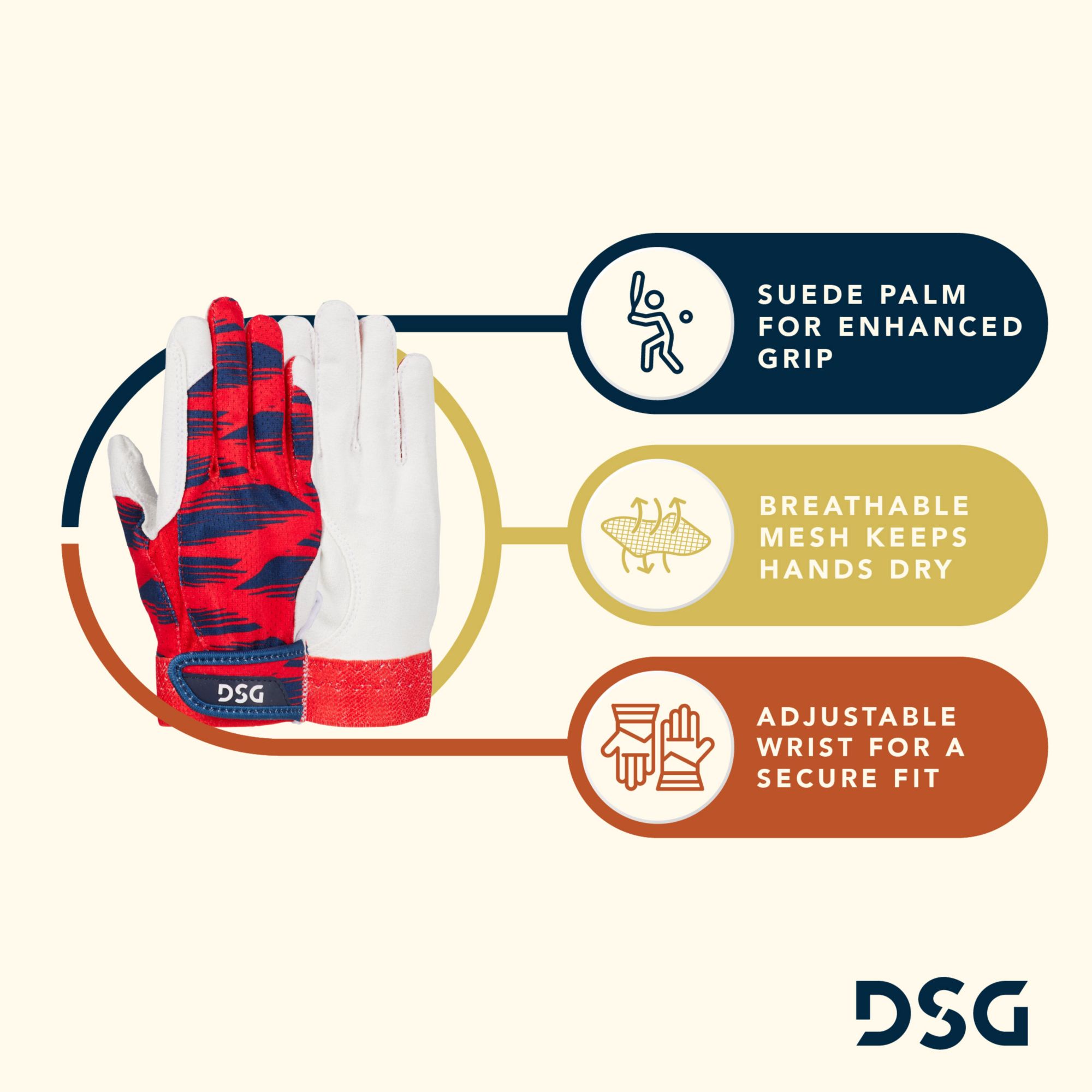 DSG Tee Ball Batting Gloves product image