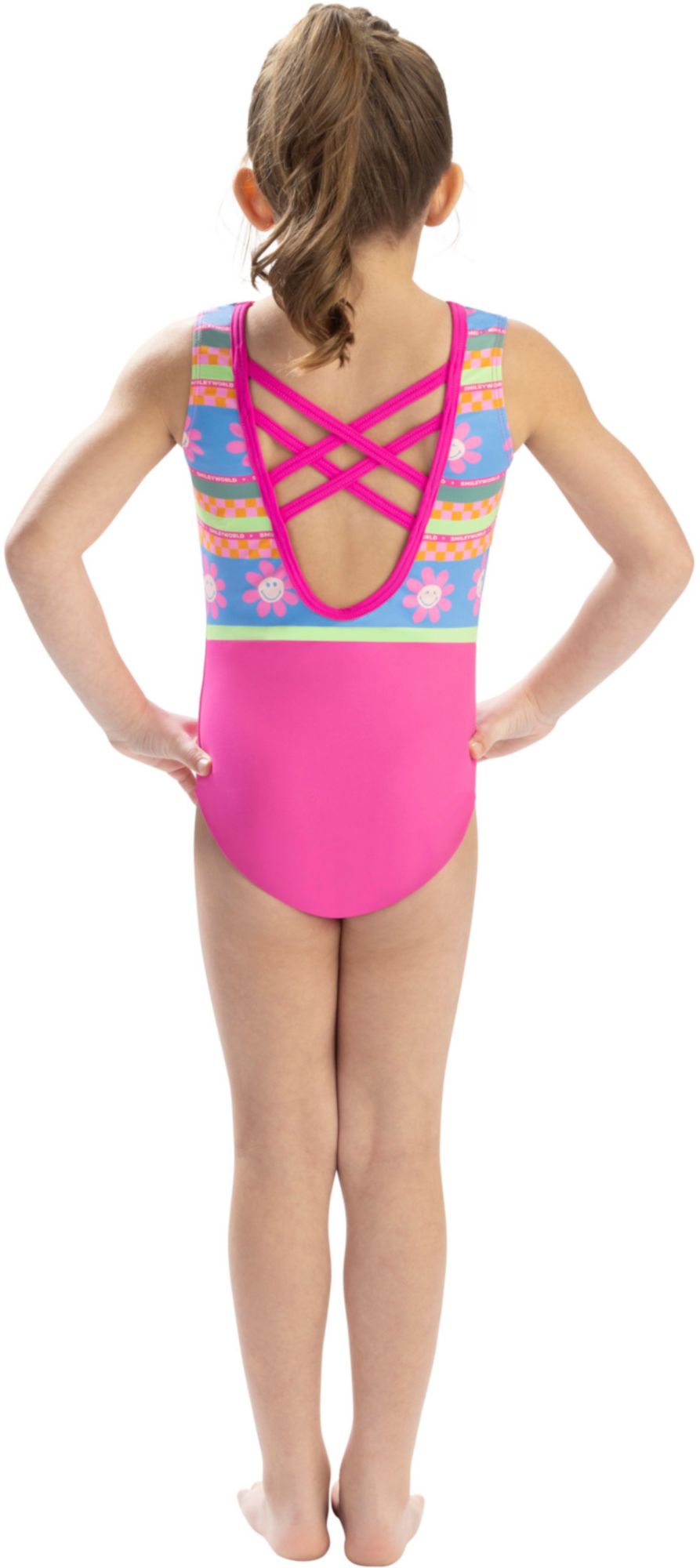 GK Elite Girls' SmileyWorld Berry Happy Tank Leotard product image