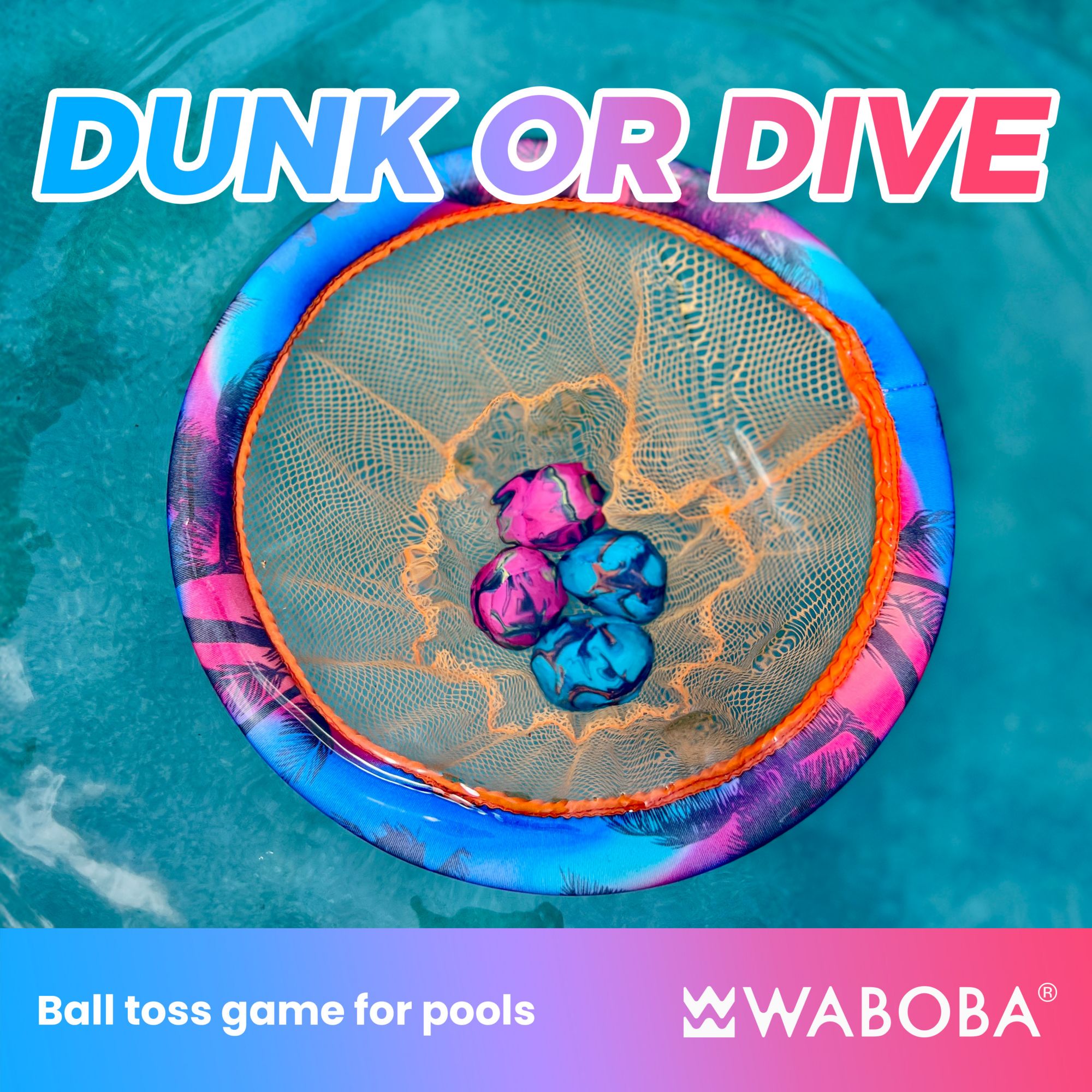 Waboba Dunk or Dive Pool Toy Toss Game product image
