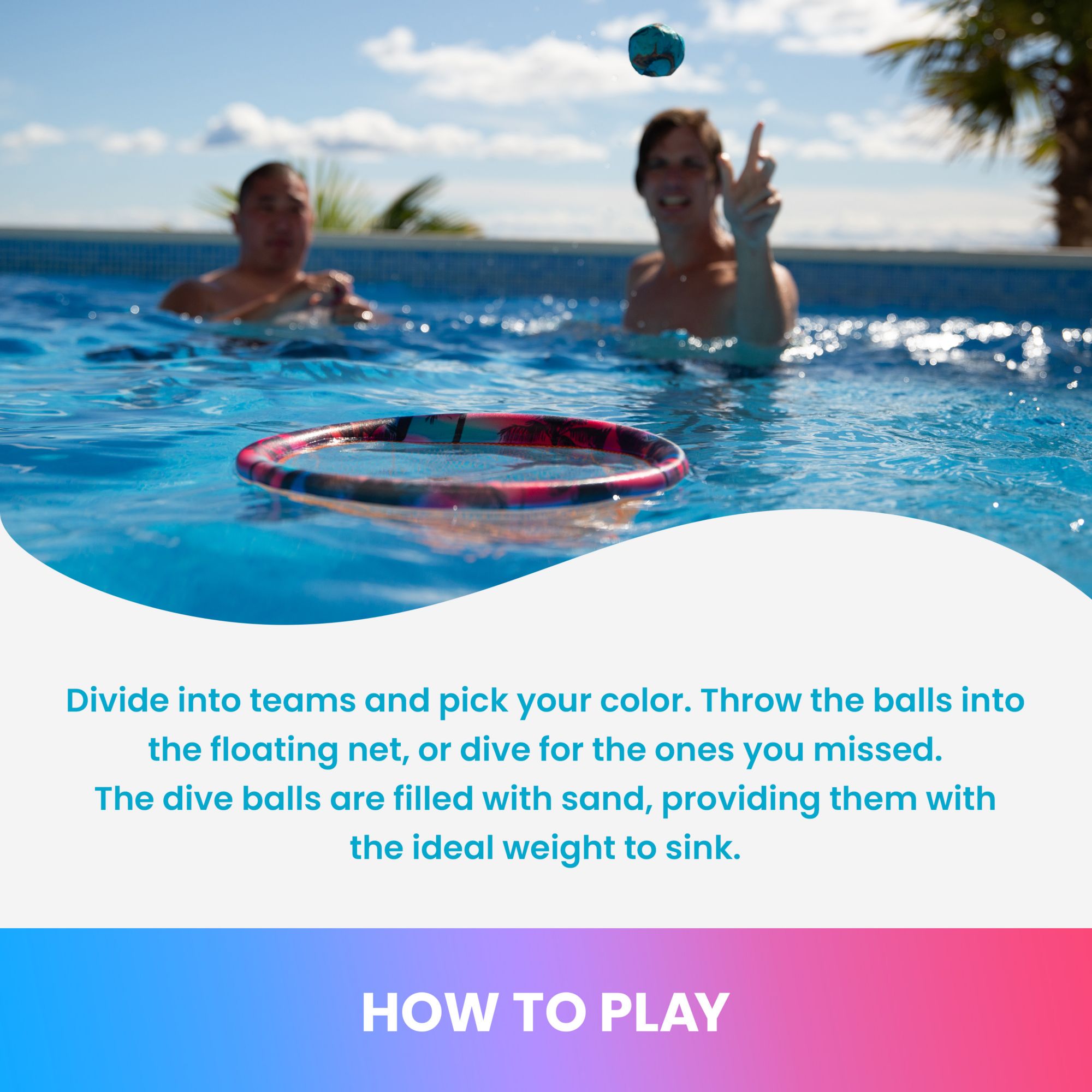 Waboba Dunk or Dive Pool Toy Toss Game product image