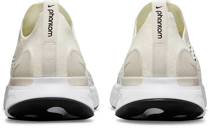 Nike Men's React Phantom Run Flyknit 2 Running Shoes, Size 11.5, White/Blue