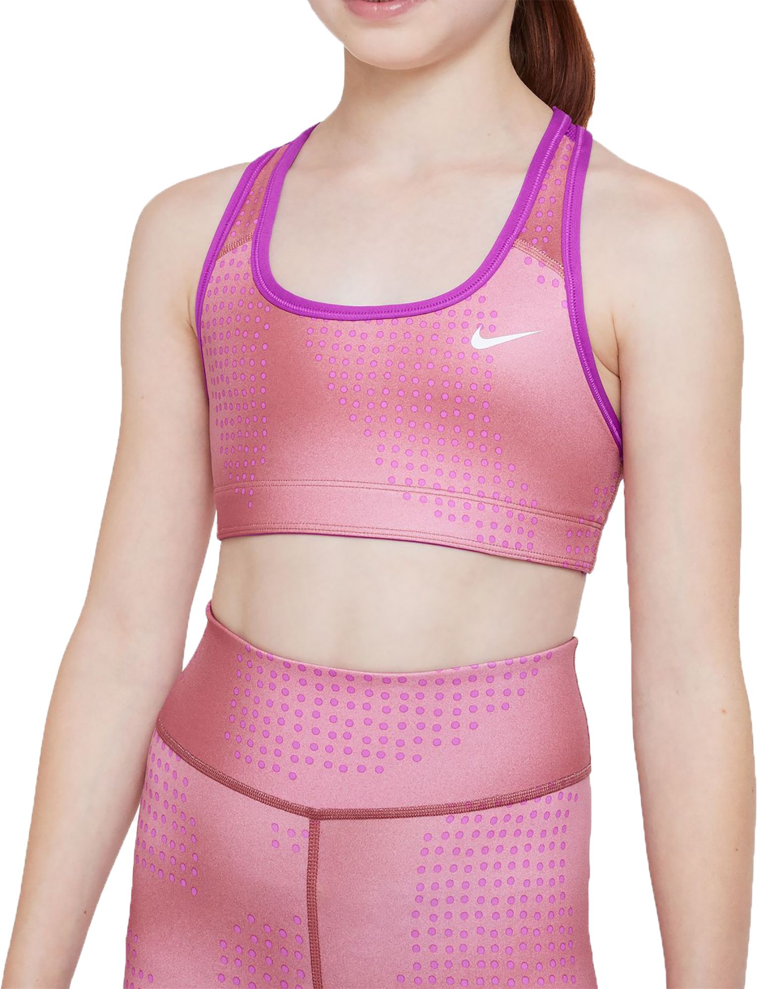 Nike Girls' Pro Swoosh Reversible Printed Sports Bra product image