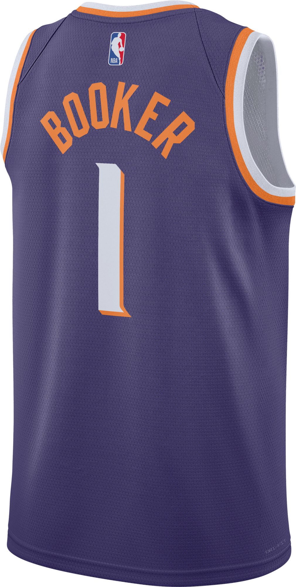Nike Adult Phoenix Suns Devin Booker #1 Swingman Icon Jersey product image