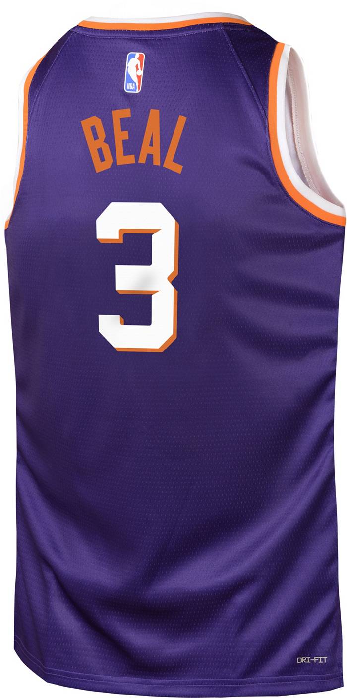 Nike Men's Phoenix Suns Devin Booker #1 Purple Dri-FIT Icon Jersey