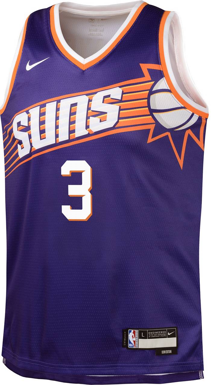 Jordan Men's Phoenix Suns Chris Paul #3 Black Dri-Fit Swingman Jersey, Large