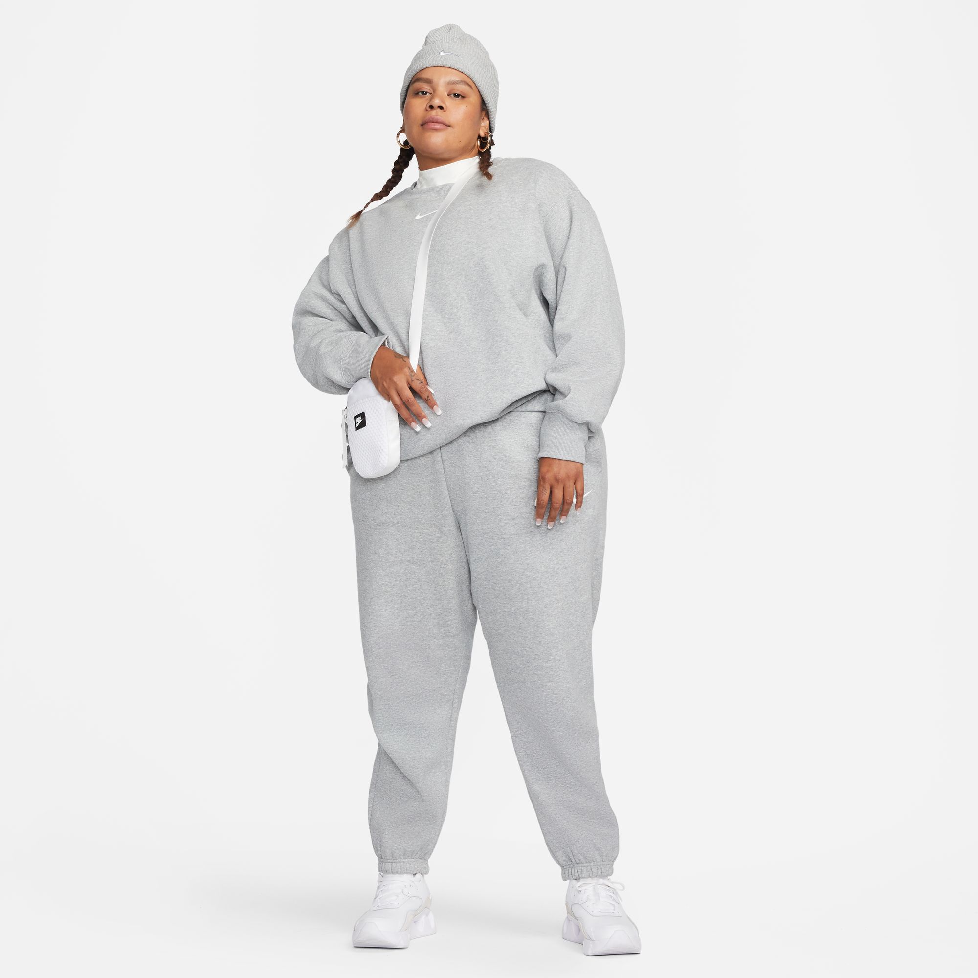 Nike Sportswear Women's Phoenix Fleece High-Waisted Oversized Sweatpants (Plus Size) product image