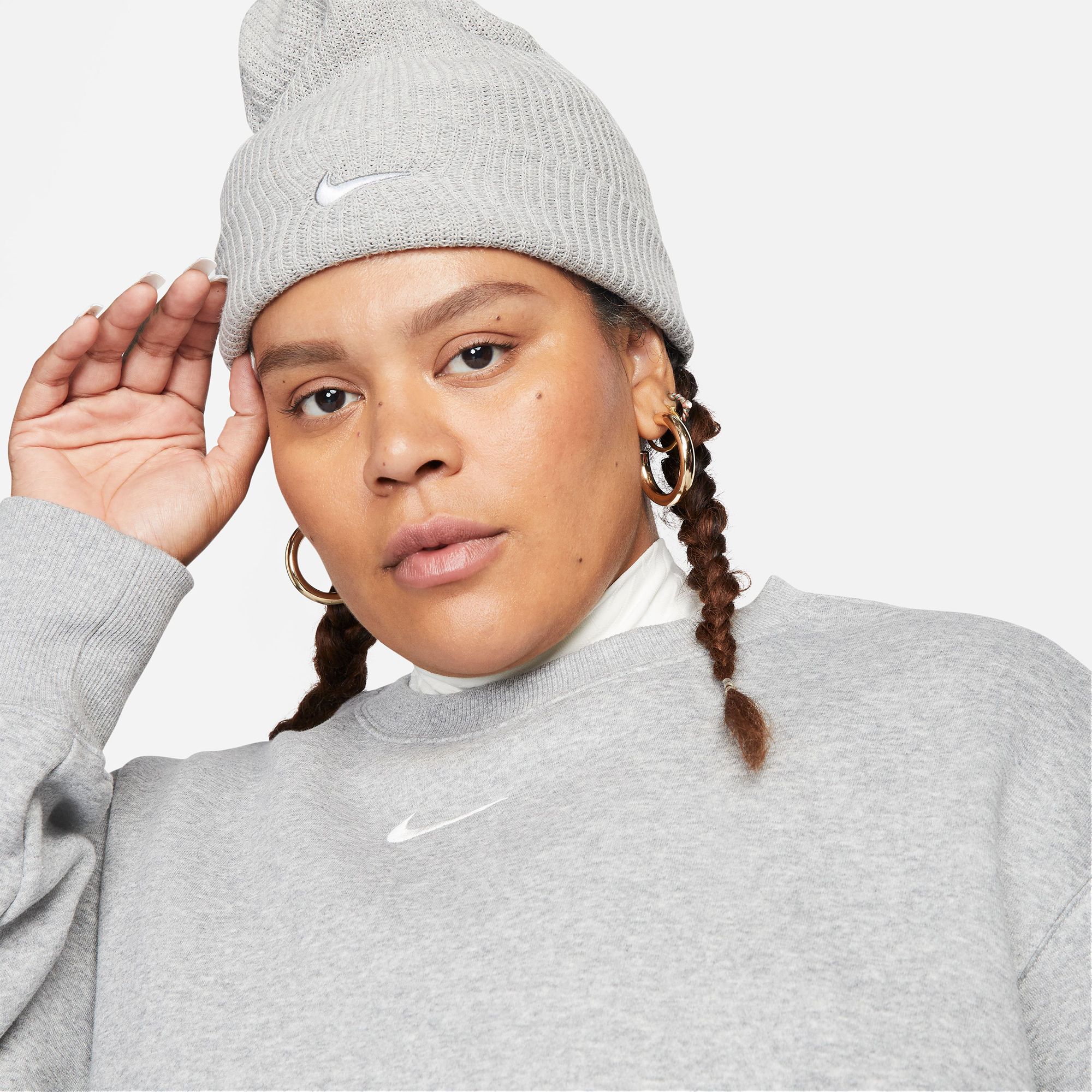 Nike Women's Sportswear Phoenix Fleece Oversized Crewneck Sweatshirt (Plus Size) product image